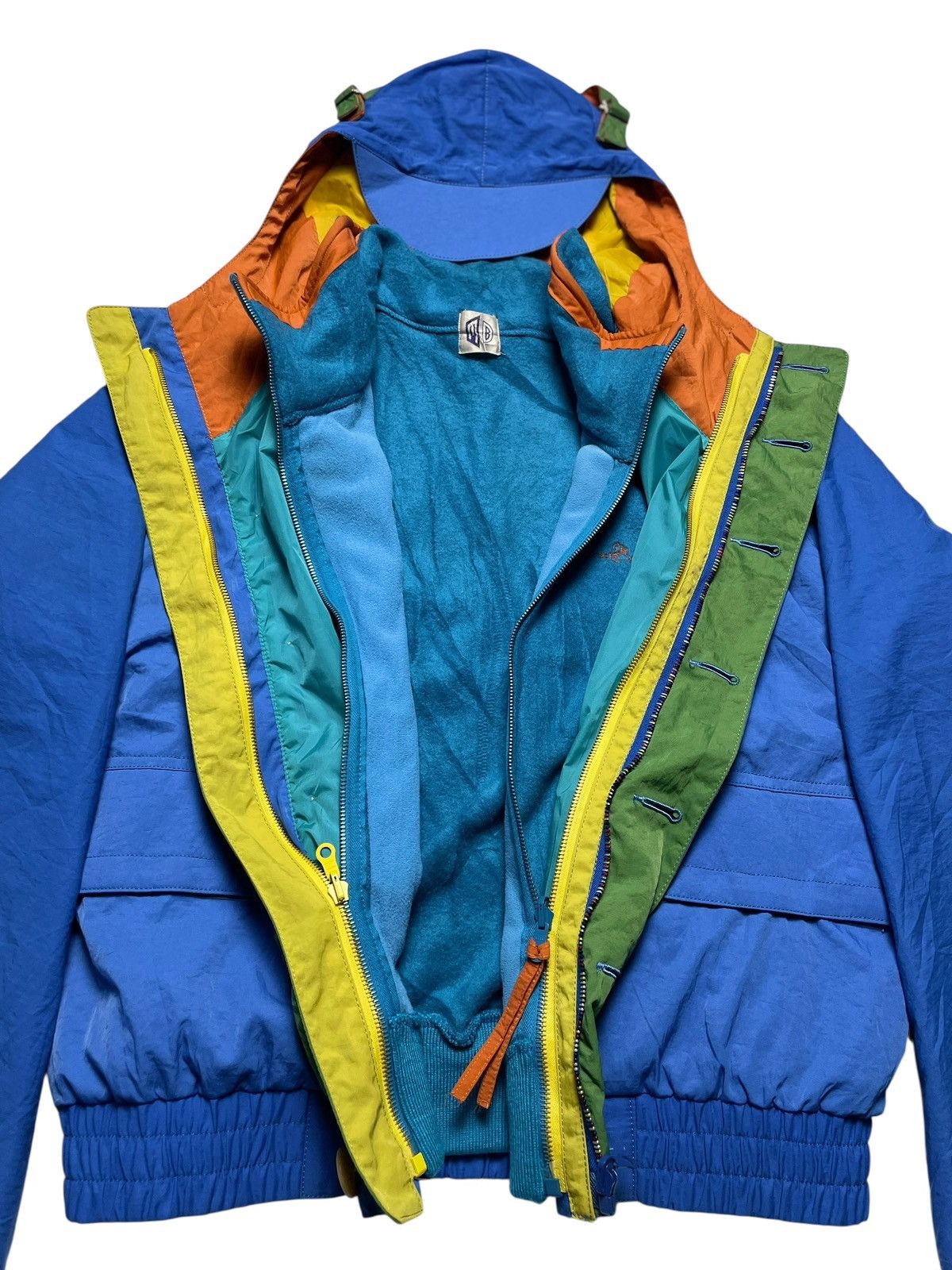 BIGI 1990’sMens Bigi - Riri Zip Survival Technical Outdoor Jacket Size US XL / EU 56 / 4 - 8 Thumbnail