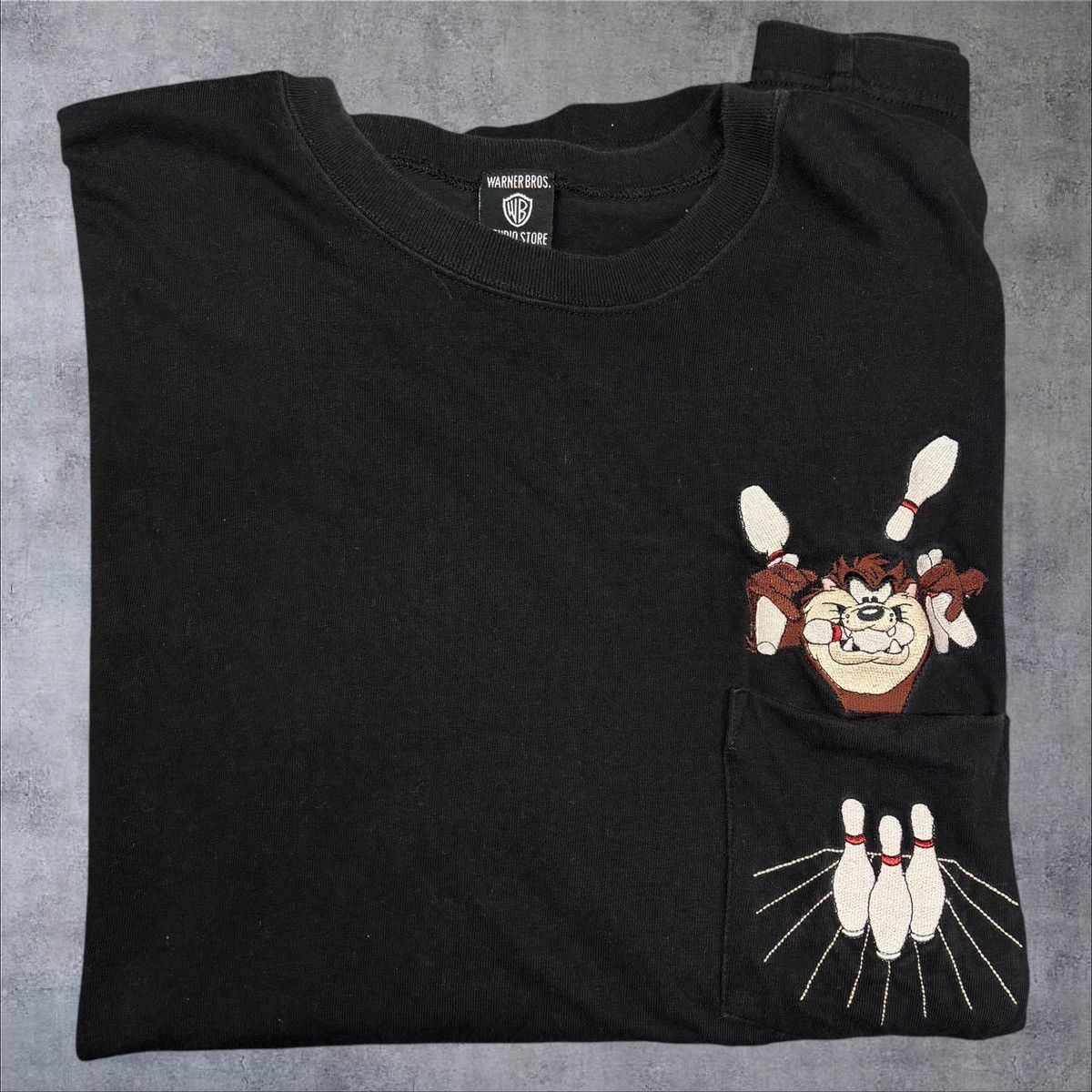 Vintage × Warner Bros Vintage Looney Tunes Taz Shirt Size US XL / EU 56 / 4 - 1 Thumbnail