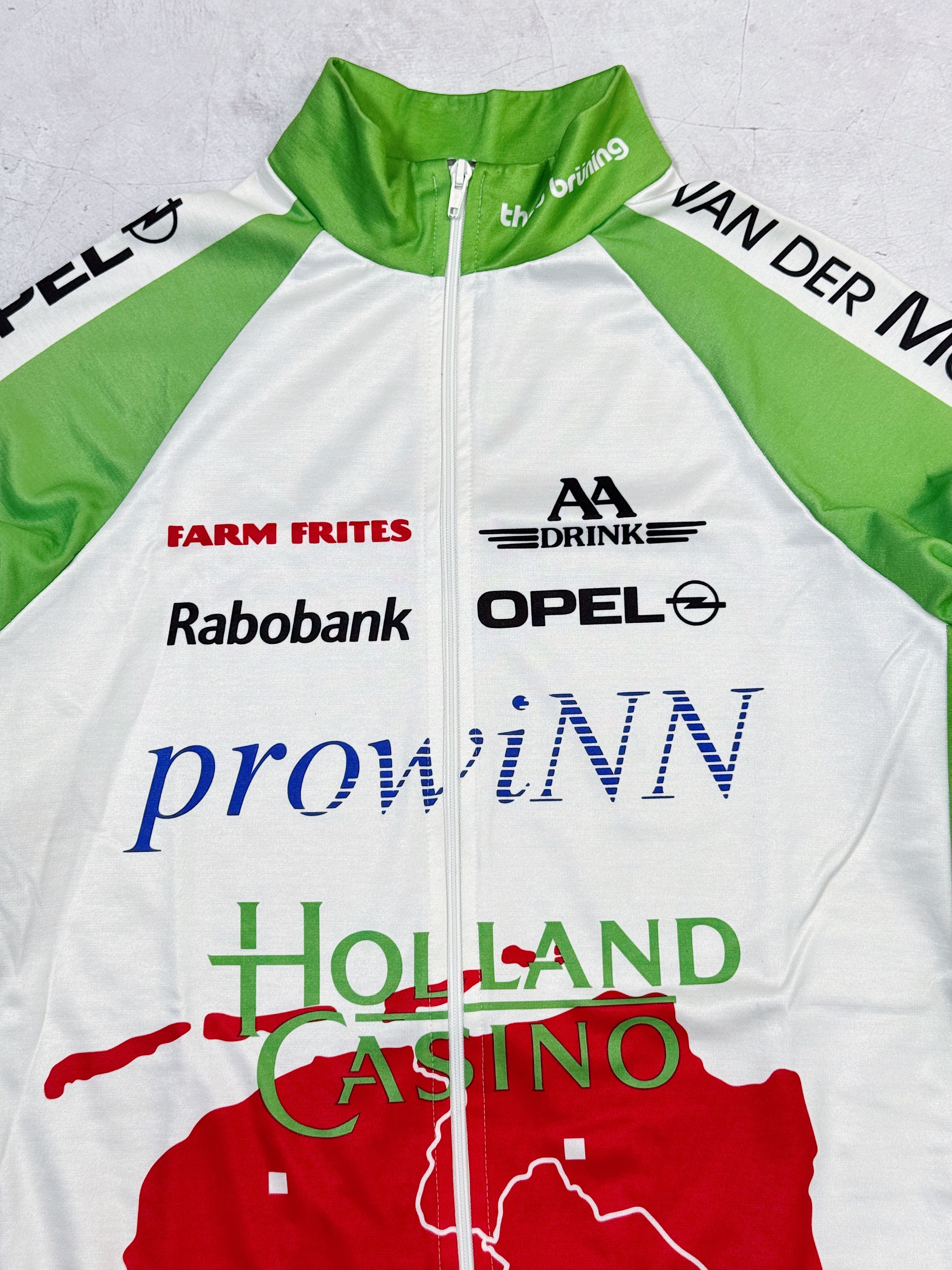 Vintage Vintage Rabobank Holland Casino Warm Cycling Jersey Opel Size US L / EU 52-54 / 3 - 3 Thumbnail