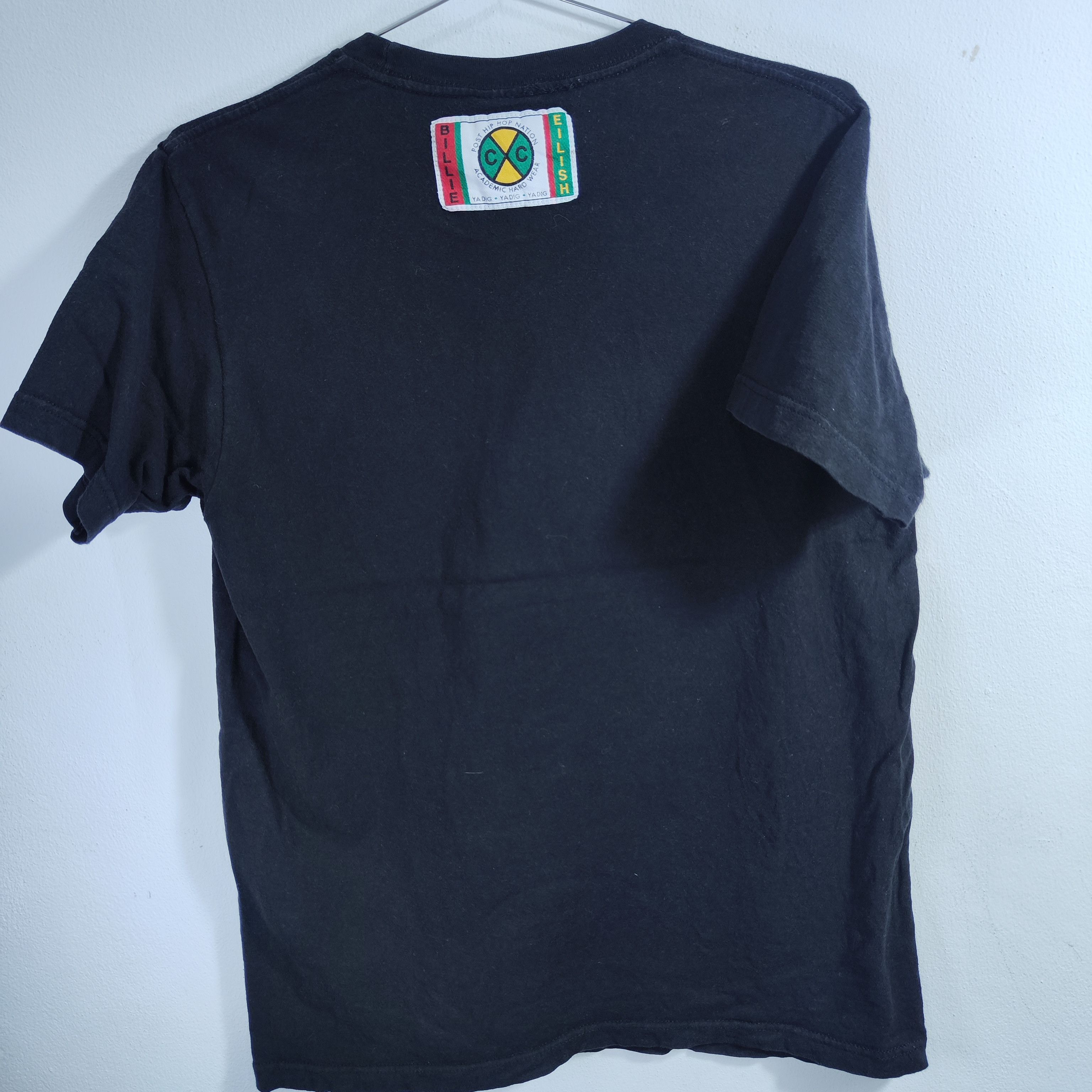 Billie Eilish Band T shirt Blue tear Ya hip Hop ya dig Nation tag Size US M / EU 48-50 / 2 - 3 Thumbnail