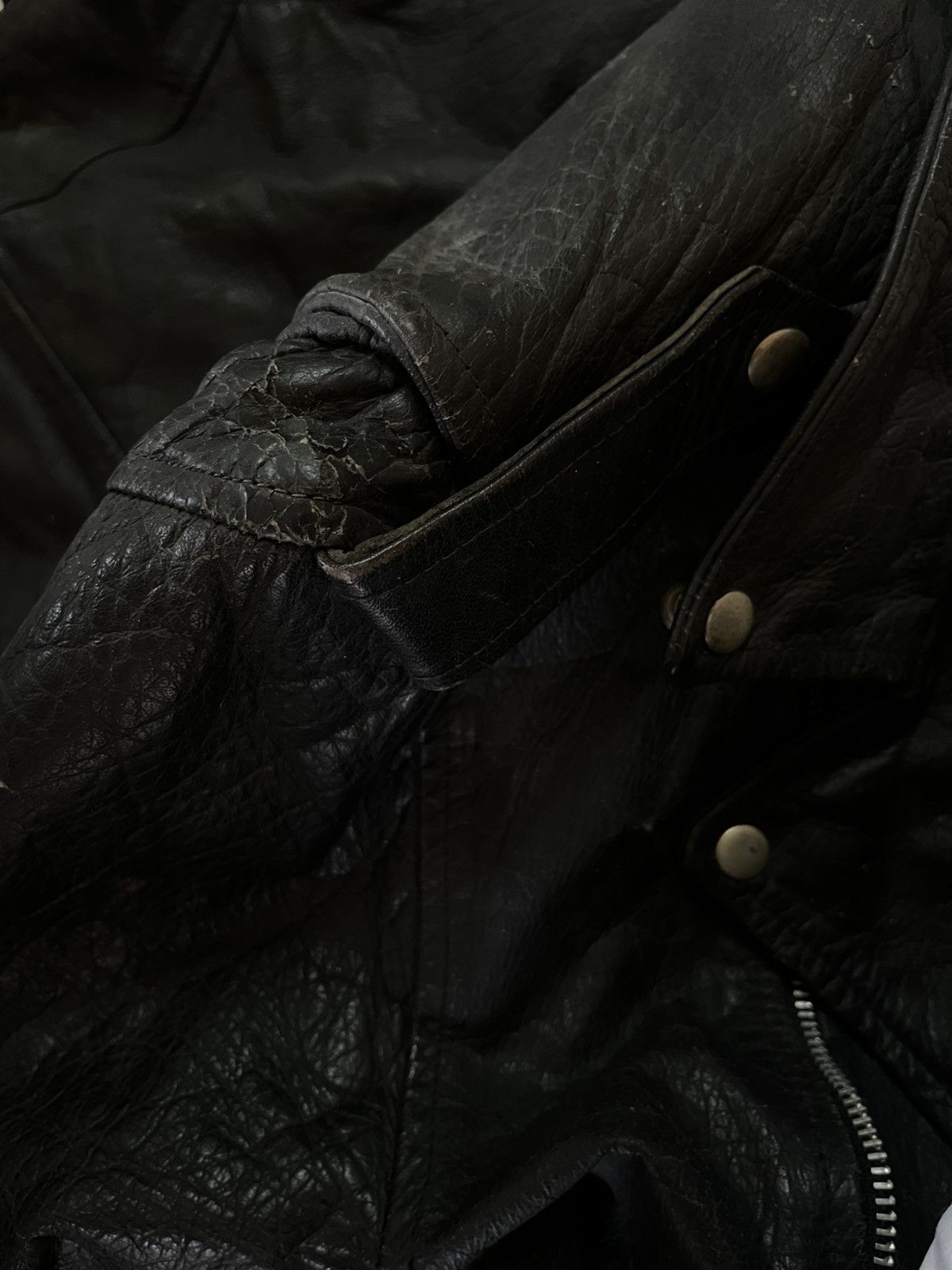 Vintage Vintage Leather Jacket “Rare” Sz. L (true vintage) Size US L / EU 52-54 / 3 - 8 Thumbnail