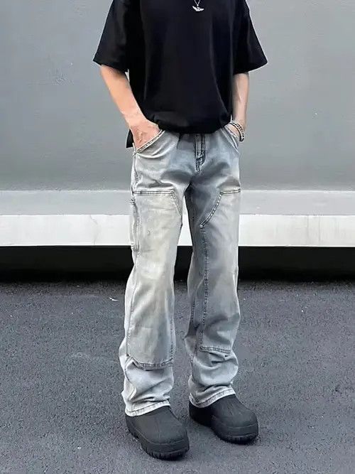 Vintage Blue carpenter fade pants Size US 34 / EU 50 - 3 Thumbnail