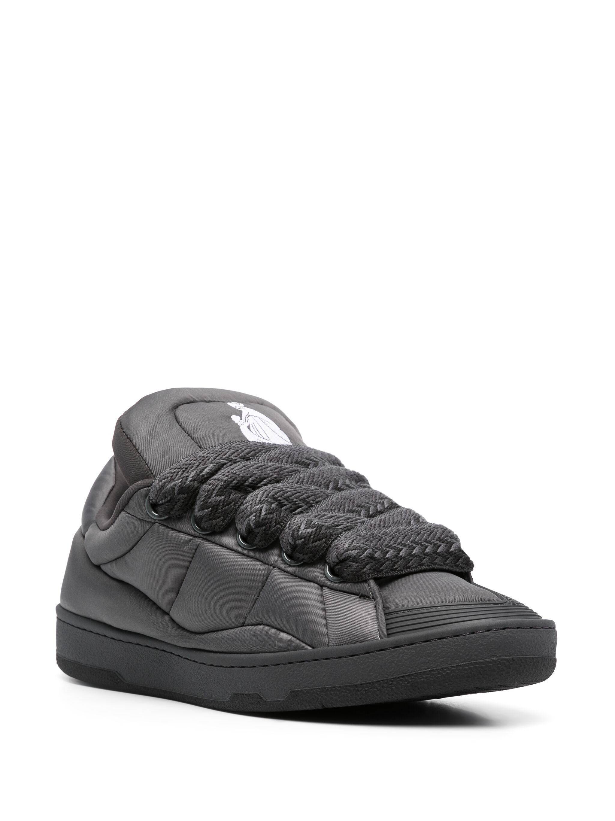 Lanvin o1w1db11124 Curb Nylon Sneakers in Black Size US 5.5 / EU 38 - 2 Thumbnail