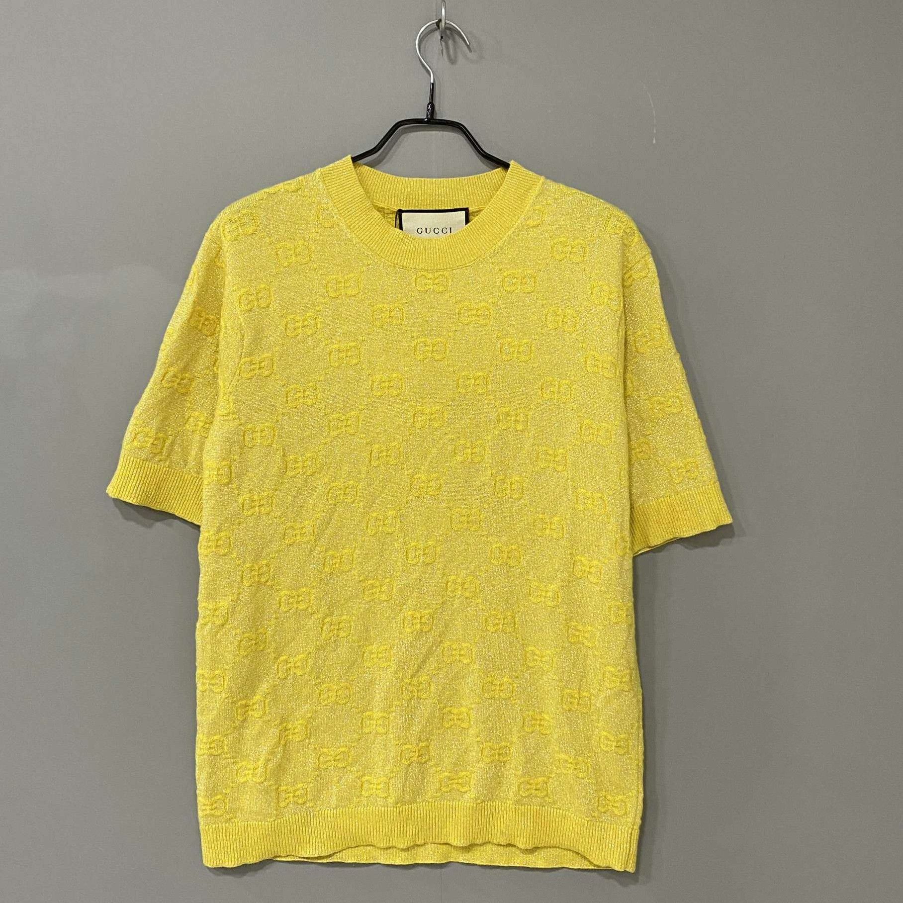 Gucci Gucci Gold T-Shirt M Women Size M / US 6-8 / IT 42-44 - 1 Thumbnail