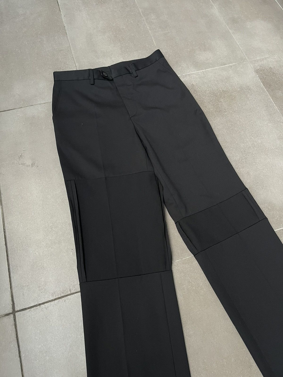 Maison Margiela !DS! SS23 Maison Margiela Reconstructed Black Casual Pants Size US 30 / EU 46 - 12 Thumbnail