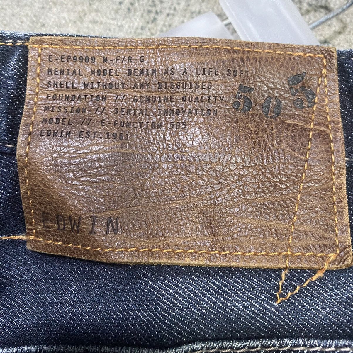 Designer × Edwin × Jean Edwin Efunction Twisted Leg Denim Jeans Size US 28 / EU 44 - 9 Thumbnail
