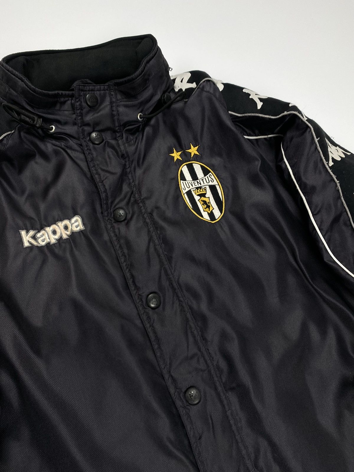 Kappa 🚨 Kappa GArA Juventus vintage 1996 jacket coat zip black Size US L / EU 52-54 / 3 - 6 Thumbnail