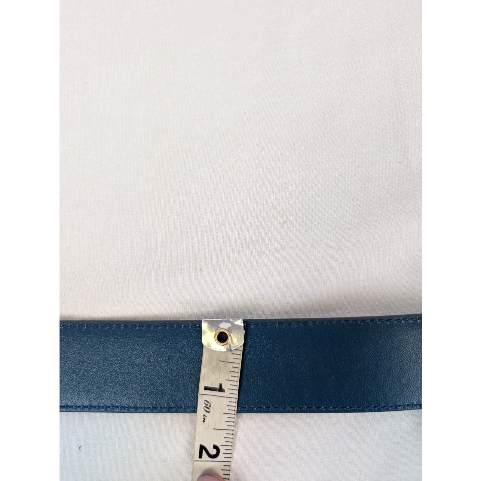 Loro Piana o1rshd1 Size: 80 / Men's 100% Suede Calf Split Belt in Green Size 32 - 21 Thumbnail