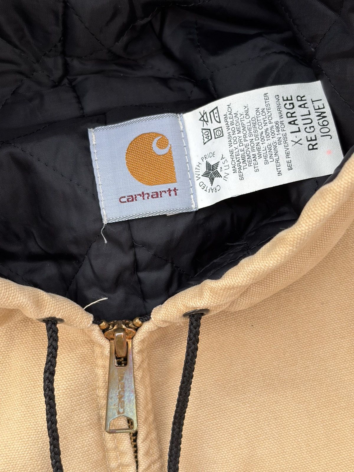 Carhartt Vintage 1998 Sunfaded Carhartt Active Jacket J06 WET Size US XL / EU 56 / 4 - 6 Thumbnail