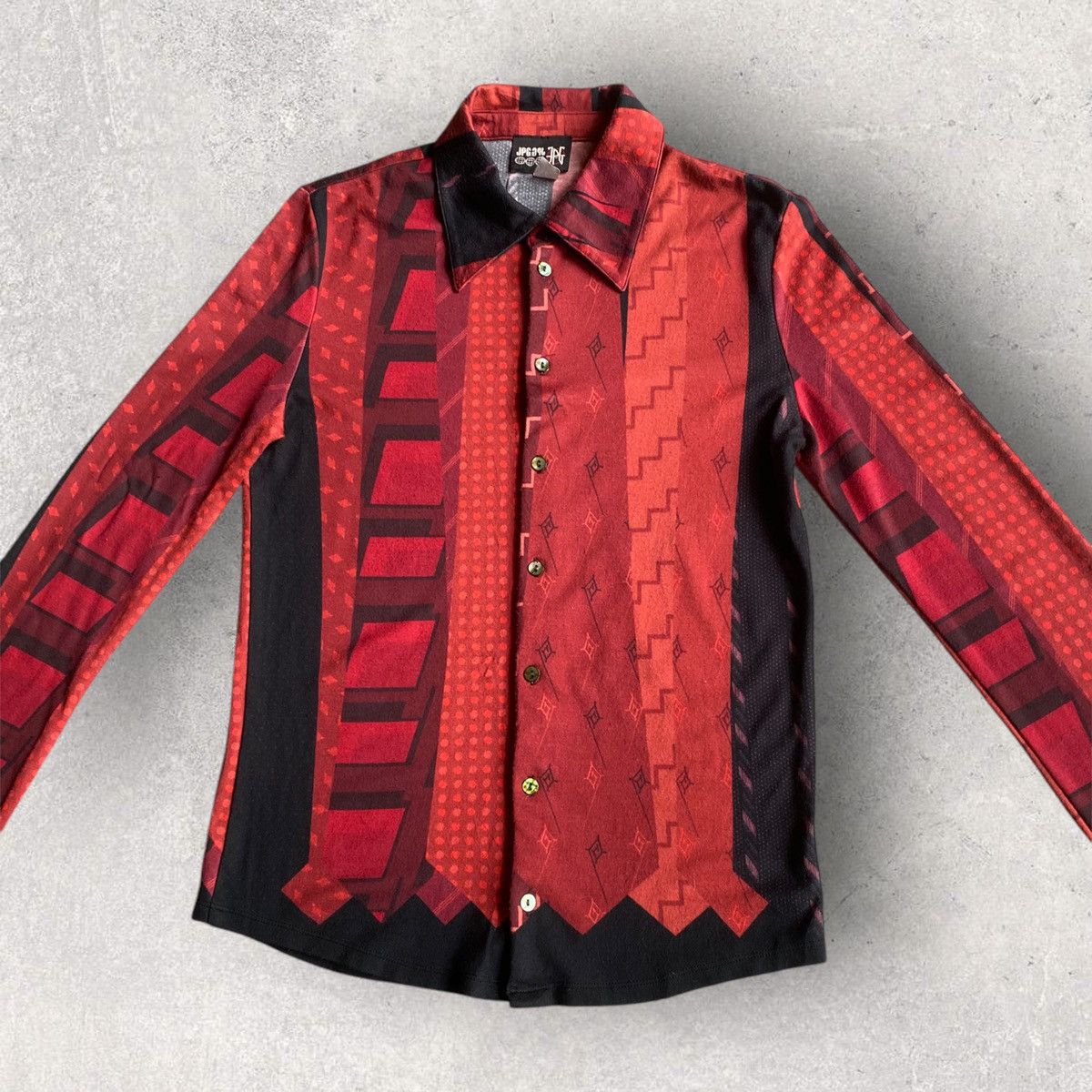 Neck ties Trompe l'oeil Jersey Shirt