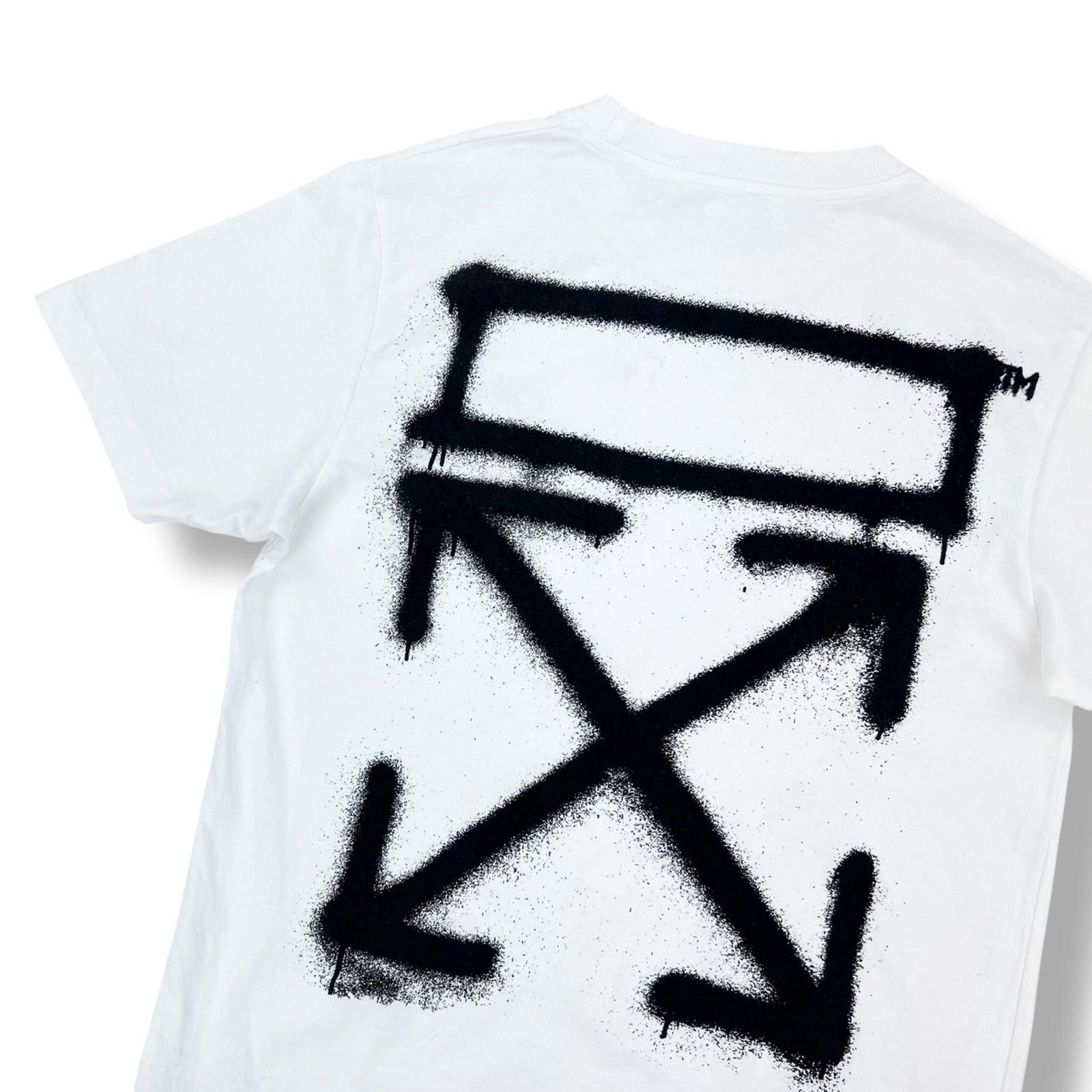 Off-White Off-White Spray Arrows T-Shirt White Size US M / EU 48-50 / 2 - 2 Thumbnail