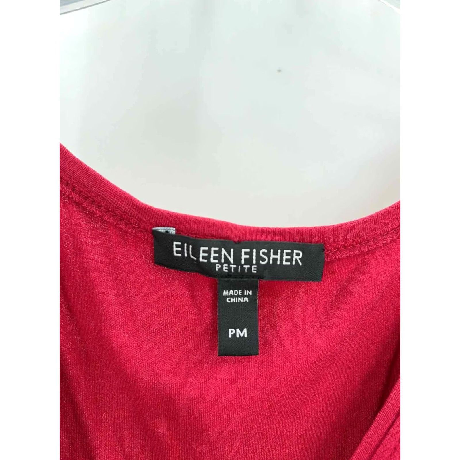 Eileen Fisher Pre-Owned Eileen Fisher Red Tank Top Medium Size M / US 6-8 / IT 42-44 - 3 Thumbnail