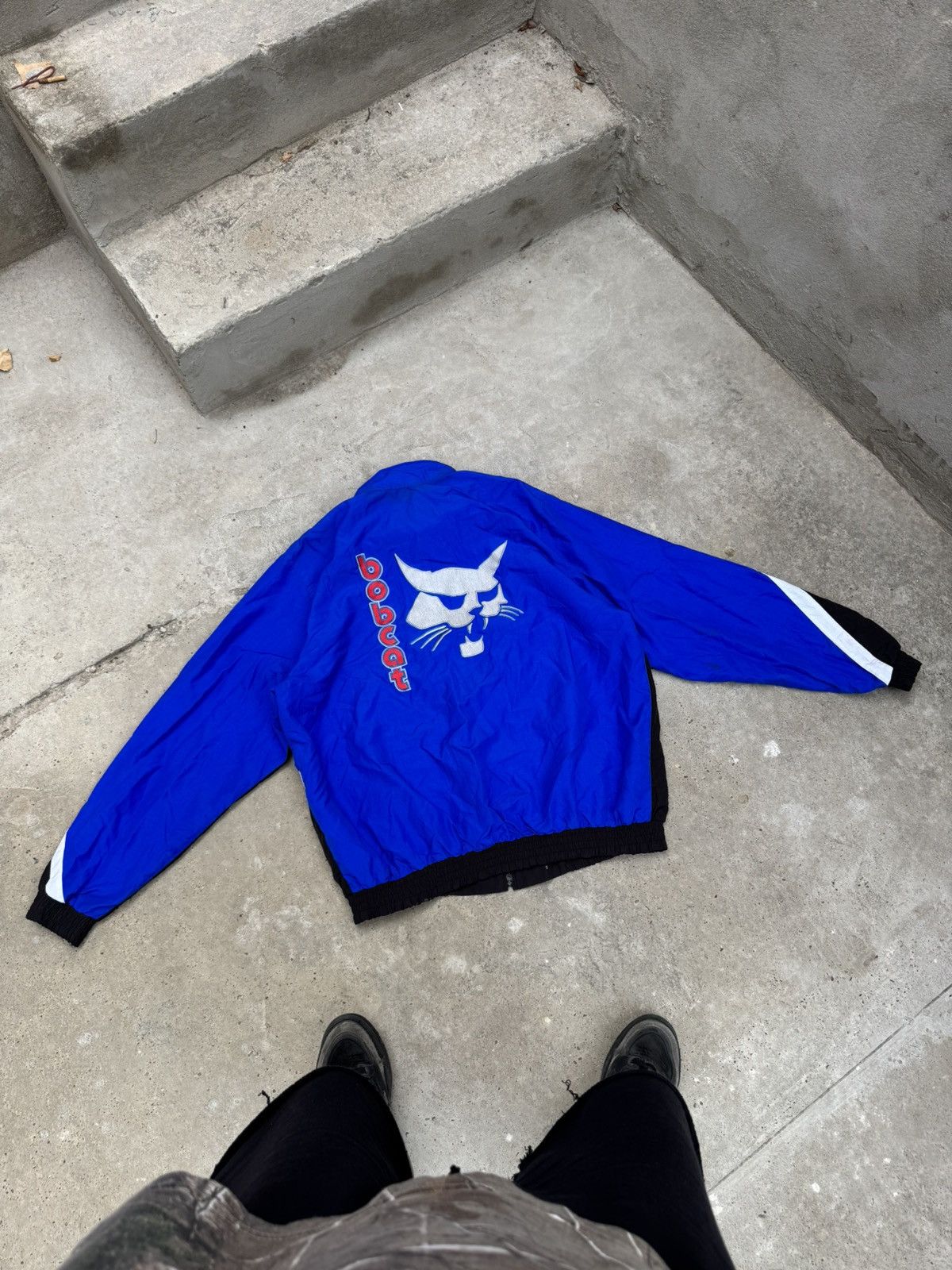 Vintage VINTAGE BOBCAT BIG LOGO BOMBER JACKET Size US XXL / EU 58 / 5 - 1 Thumbnail