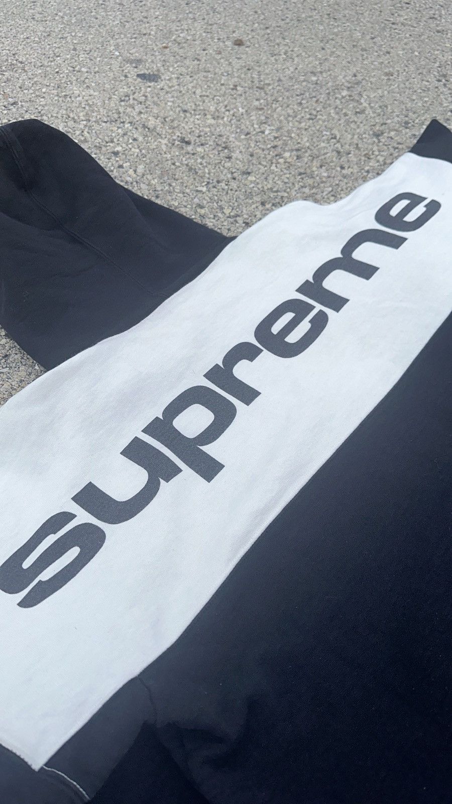 Supreme Supreme Blocked Hooded Sweatshirt FW17 Size US XL / EU 56 / 4 - 5 Thumbnail