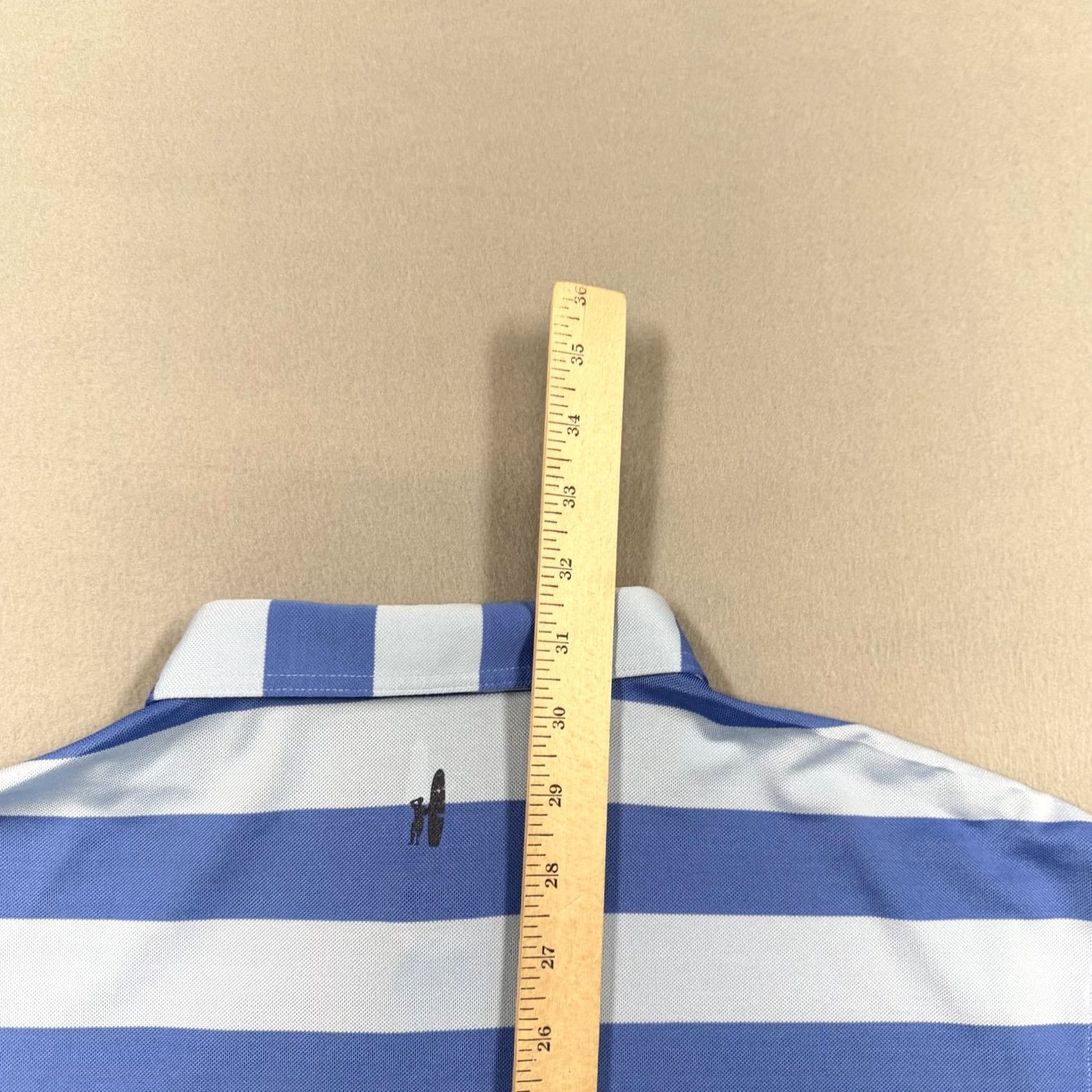 johnnie-O johnnie-O Polo Shirt Mens L Blue Stripe CVC 1909 Golf Performance Stretch Polo Shirt Polo Shirt Mens L Blue Stripe CVC 1909 Golf Performance Stretch Size US L / EU 52-54 / 3 - 8 Thumbnail