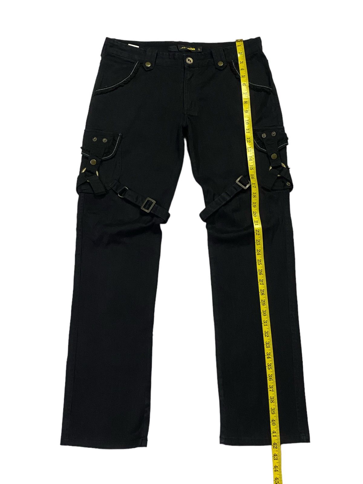 Japanese Brand Japanese brand “APESTIEN” Black Bondage Tactical Cargo Pants Size US 33 - 6 Thumbnail