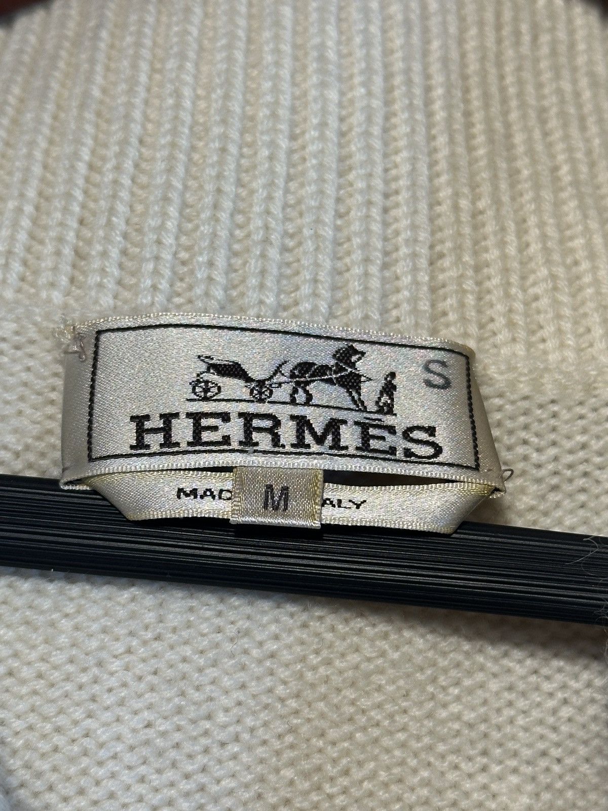 Hermes Hermes Snowflake Cashmere Cardigan Size US M / EU 48-50 / 2 - 3 Thumbnail