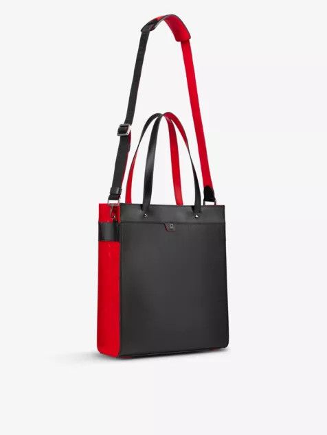o1s1wg110125 Size:OS/Leather Tote Bag in Black