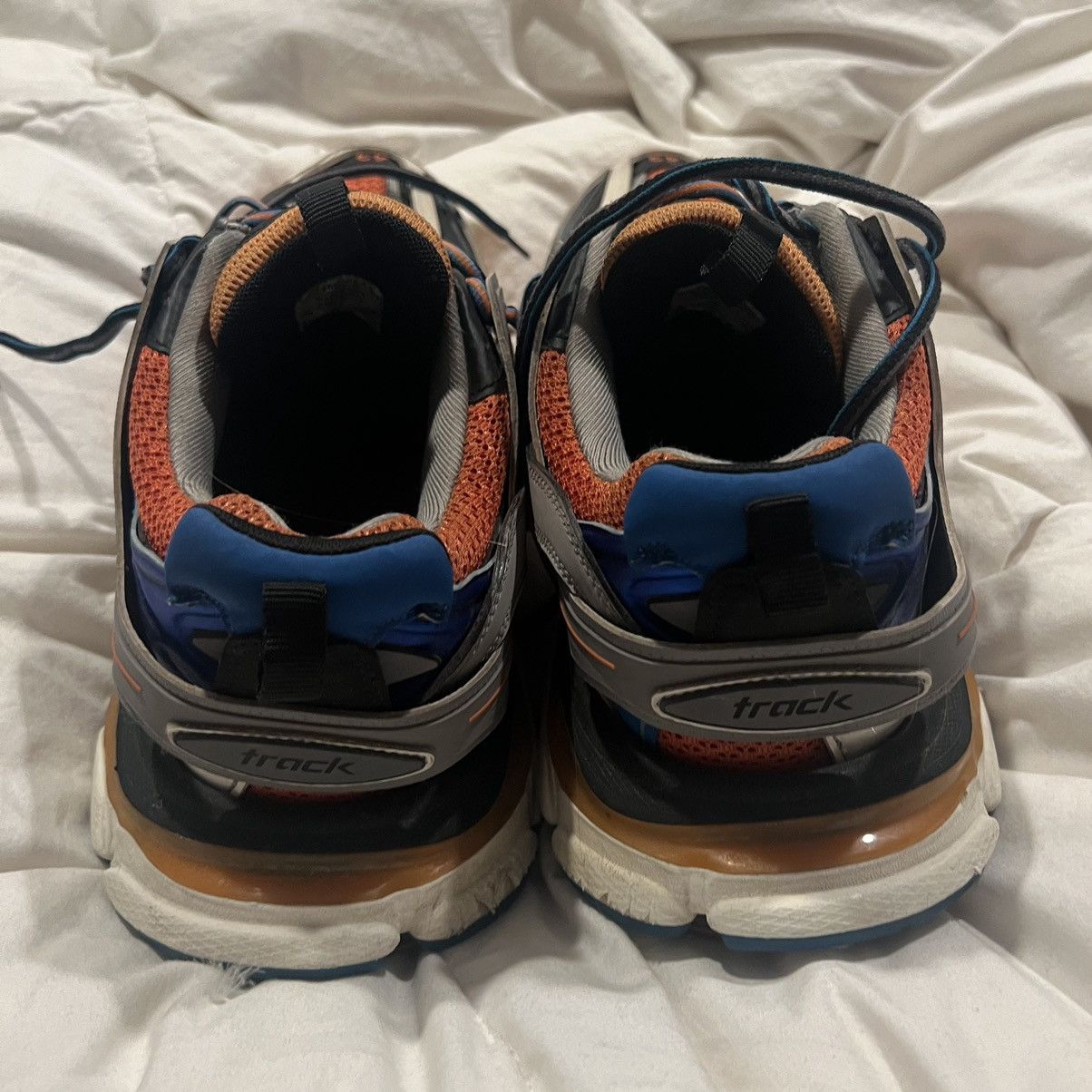 Balenciaga Balenciaga Orange Blue White Track Sneakers Size US 10 / EU 43 - 4 Thumbnail
