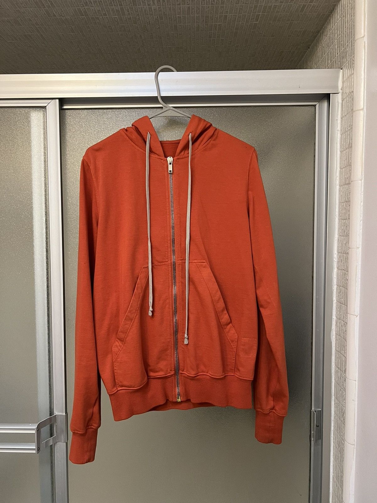 Image of Rick Owens Rick Owen’S Zip Up in Orange, Men's (Size Small)