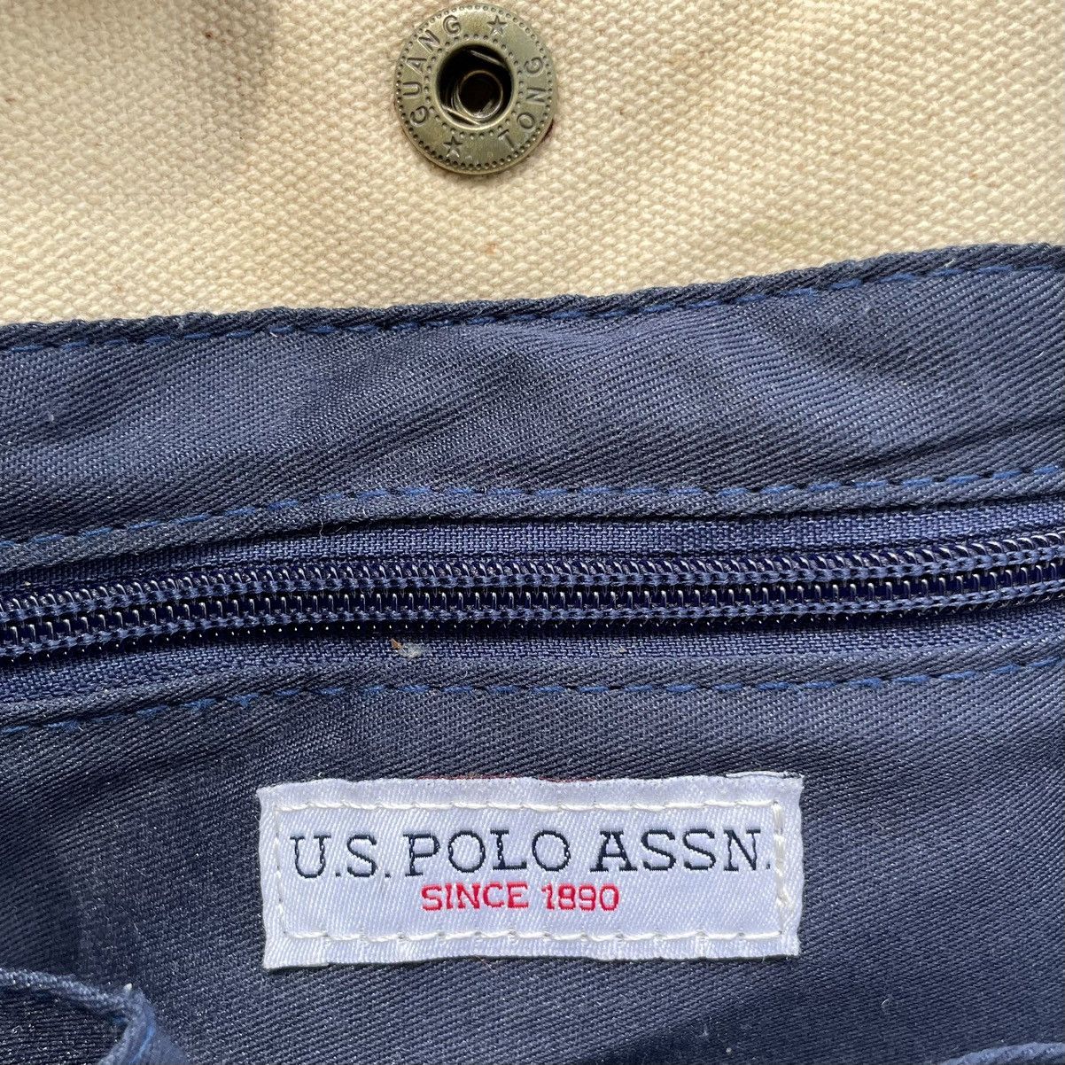 U.S. Polo Assn. US POLO ASSN Canvas Small Tote Size ONE SIZE - 10 Thumbnail