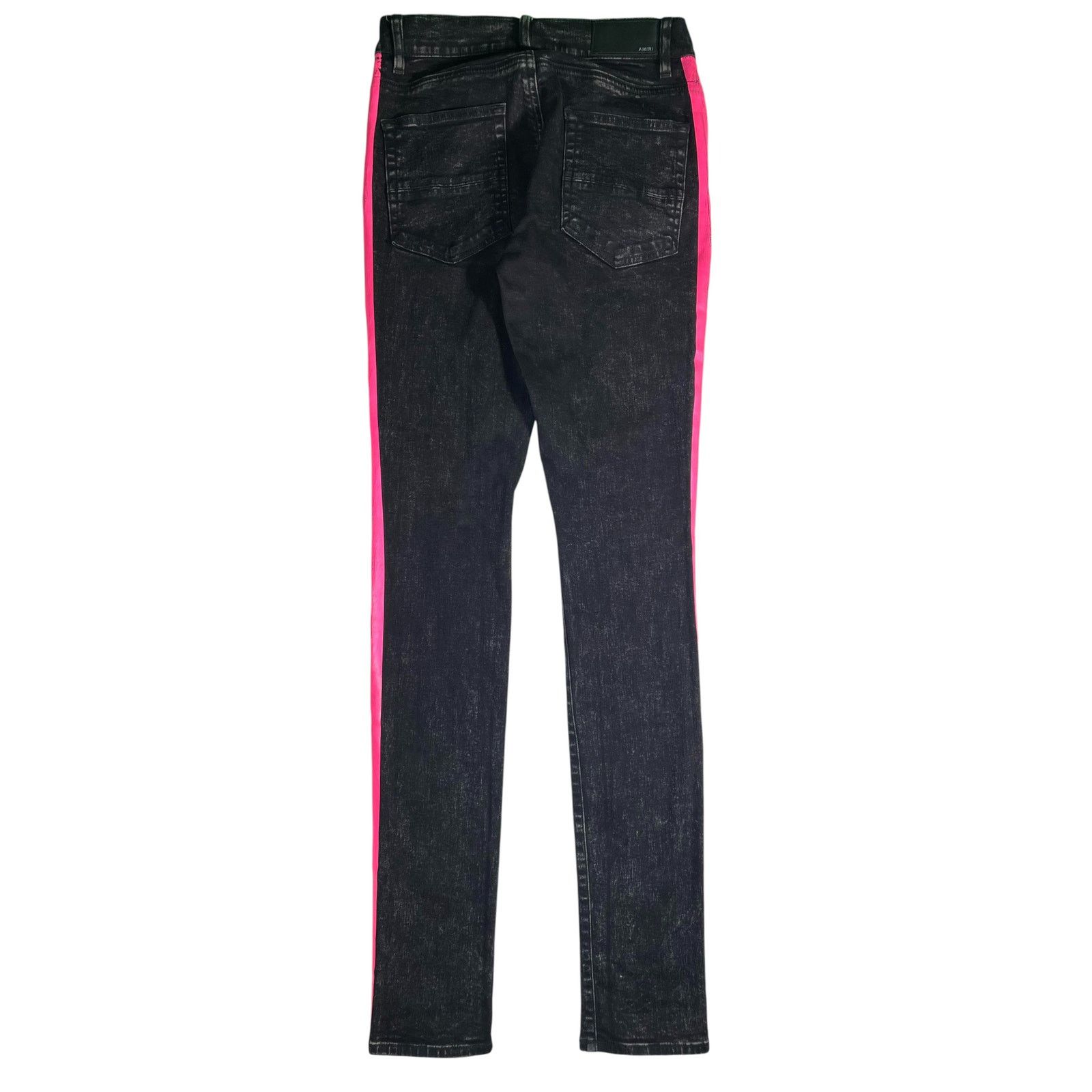 Amiri Amiri Aged Black & Pink Stripe Jeans Size US 29 - 2 Thumbnail
