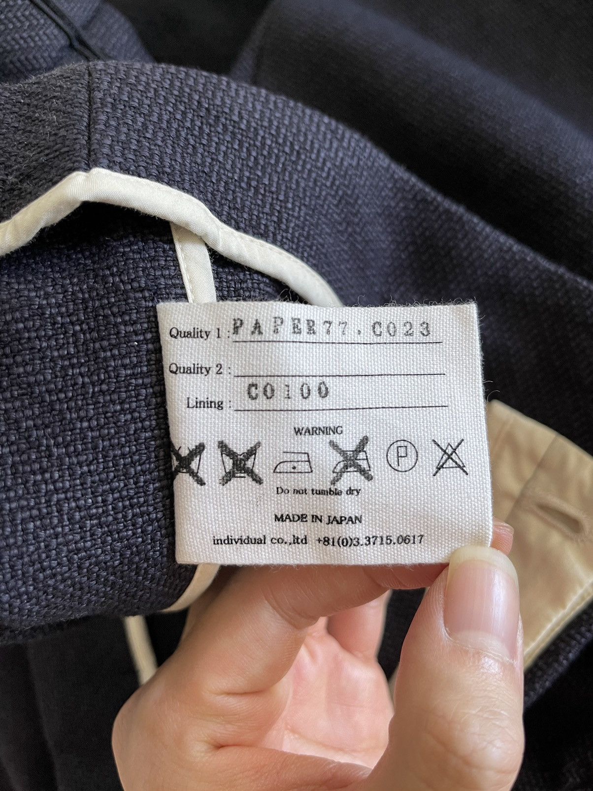 Individual Sentiments IS 13AW Washi Back Zip Pants Size US 32 / EU 48 - 8 Thumbnail