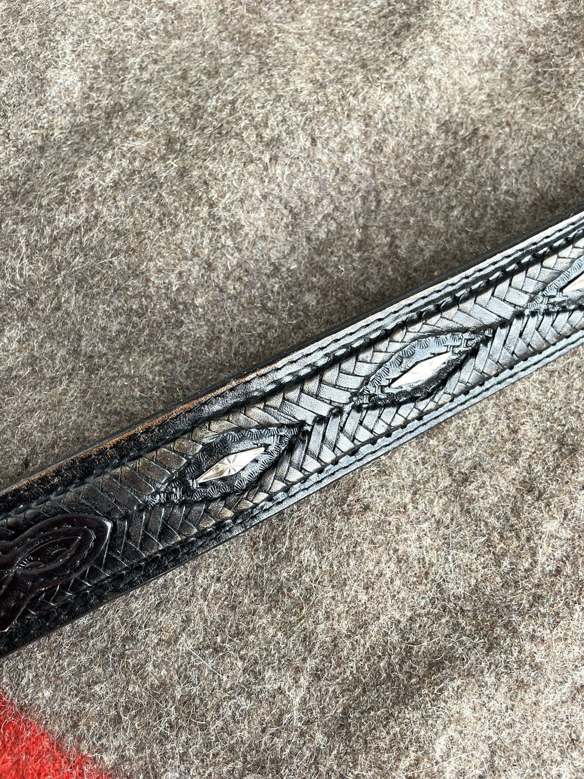 Genuine Leather × Harley Davidson Harley Davidson Belt Size ONE SIZE - 7 Thumbnail