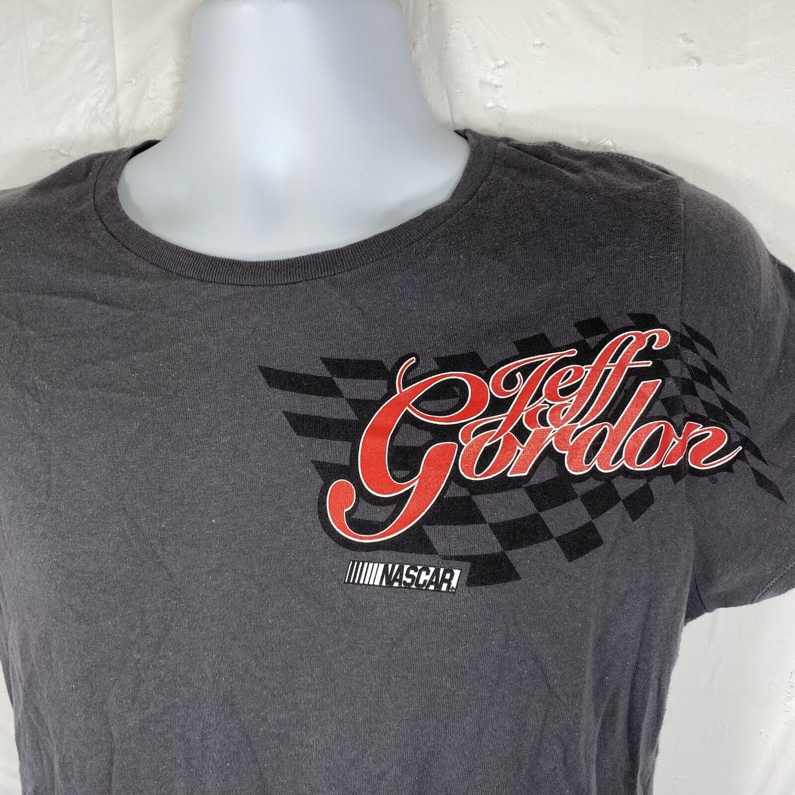 NASCAR Jeff Gordon #24 NASCAR XL Graphic T-Shirt Gray Racing Tee Size US XL / EU 56 / 4 - 2 Thumbnail