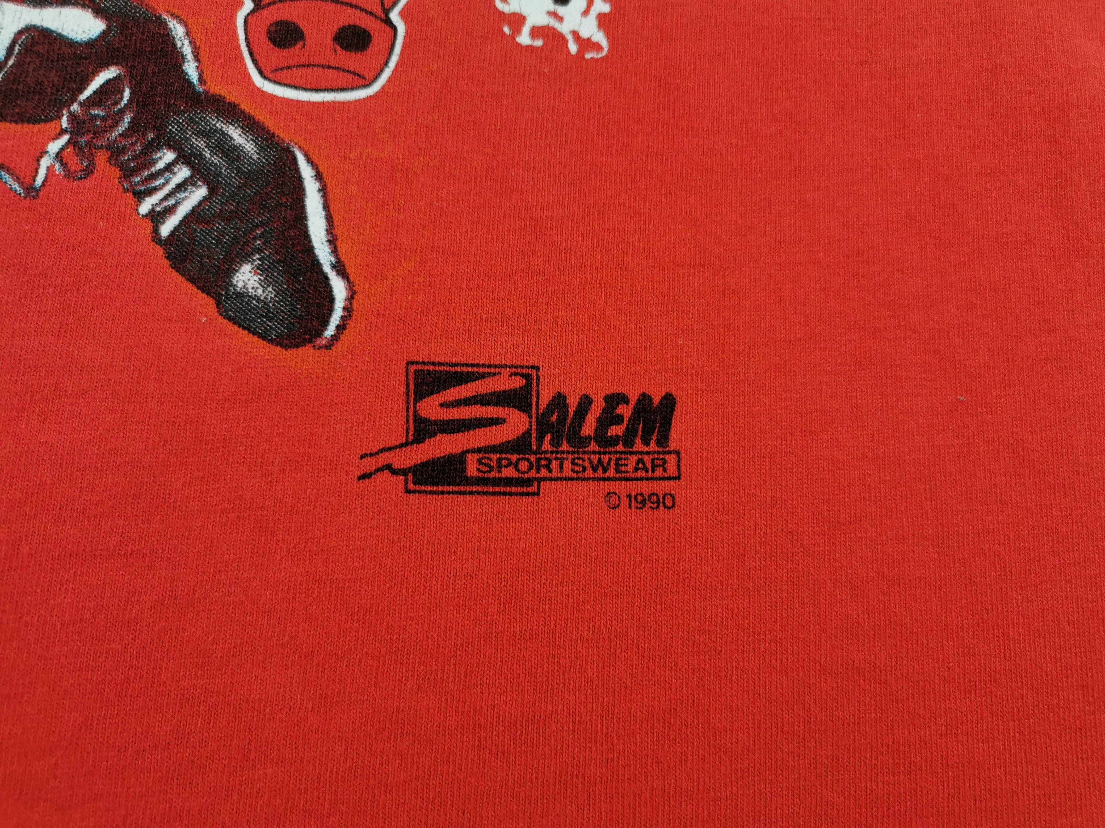 Vintage Vintage 90's Michael Jordan NBA Chicago Bulls By Salem Tee Size US L / EU 52-54 / 3 - 5 Thumbnail
