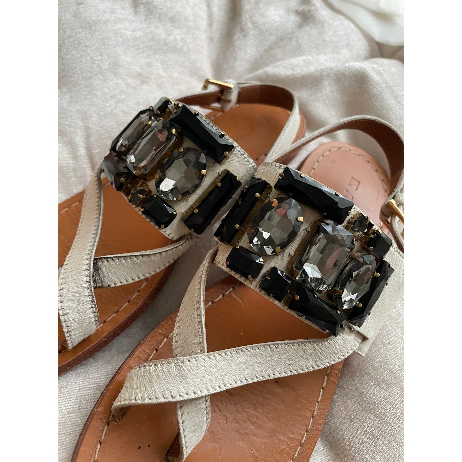Marni Marni Embellished Sandals Size US 7 / IT 37 - 4 Thumbnail