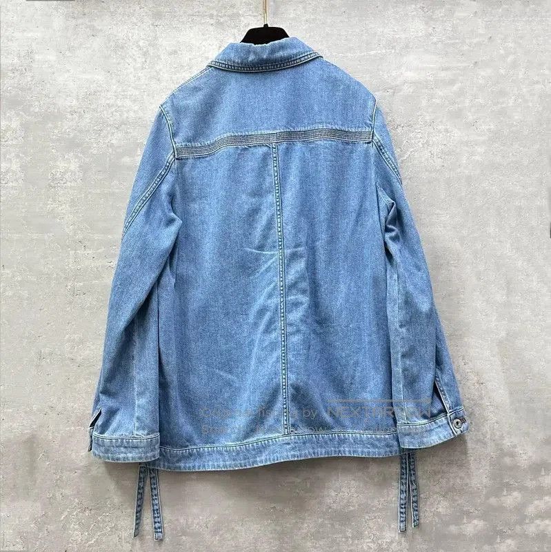 Loewe Loewe Blue Cotton Womens Cardigan . Size XXS / US 00 / IT 34 - 2 Thumbnail