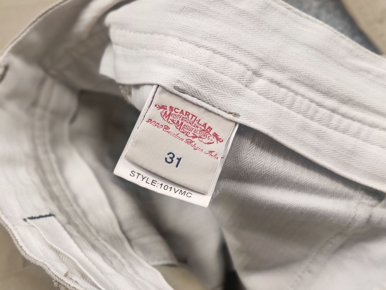 Scarti-Lab Scarti lab Design Canvas Trouser Straight Pants Vintage Size US 31 - 12 Thumbnail