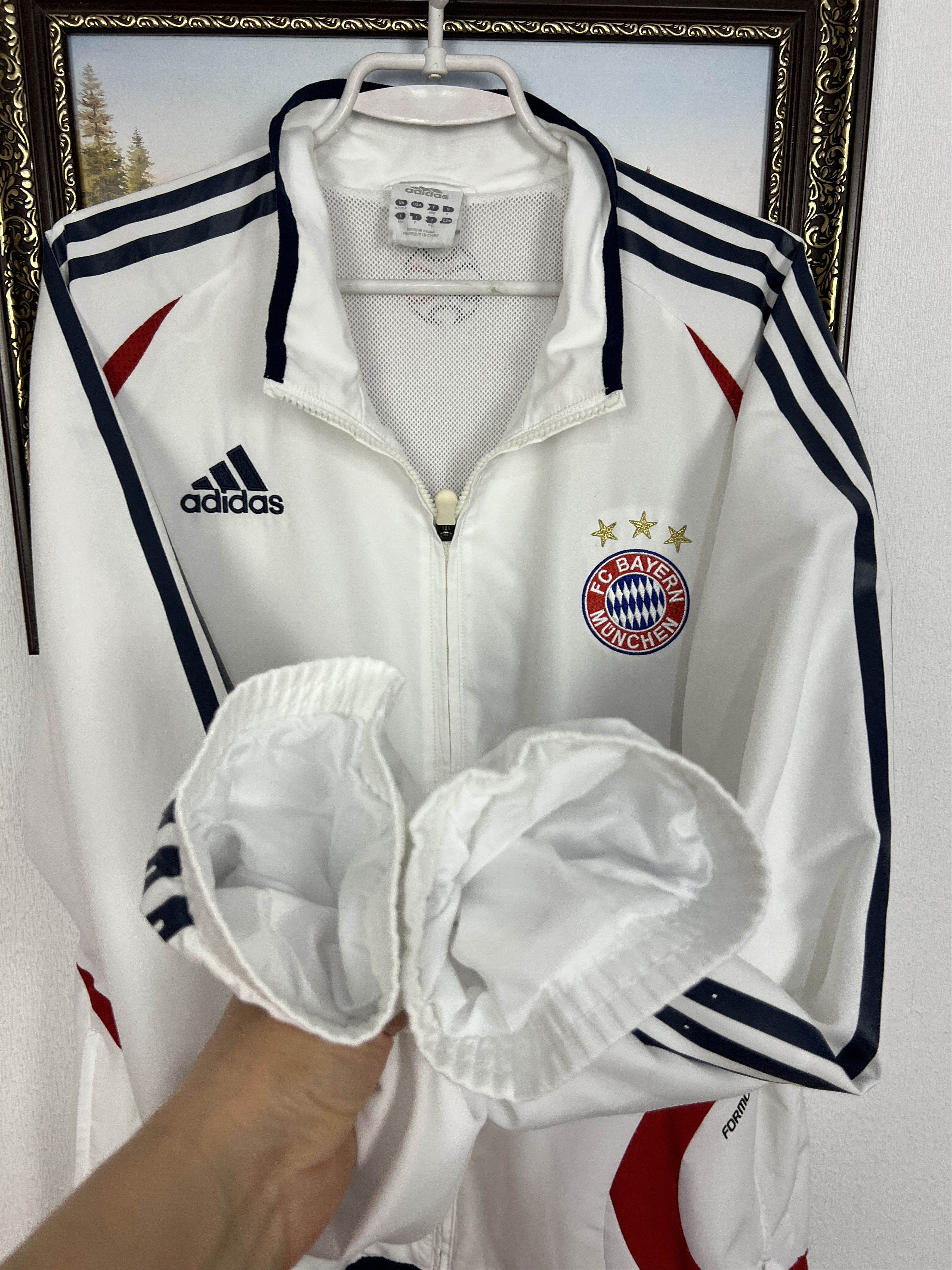 Adidas Bayern Munich Football Jacket Track Top Formotion Zip Size US L / EU 52-54 / 3 - 6 Thumbnail