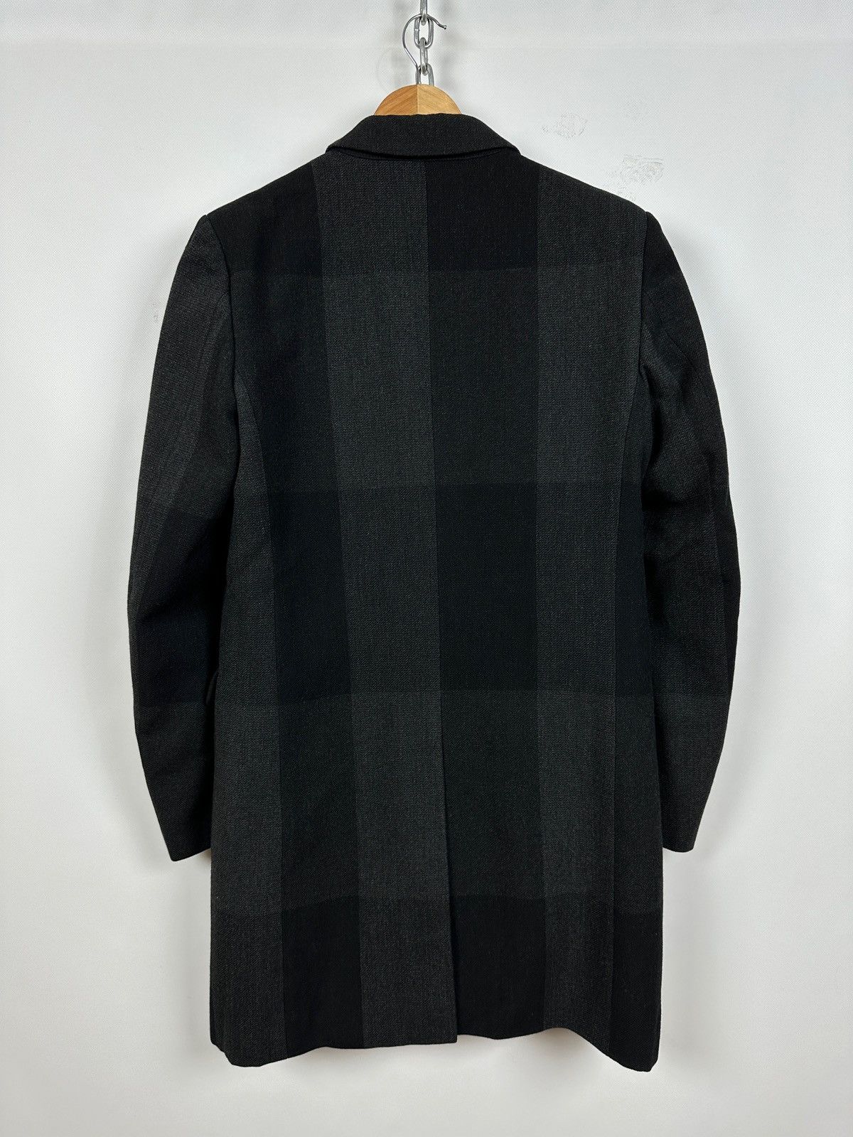 Diesel Black Gold Diesel Black Gold Wool Checkered Coat Jacket Size US M / EU 48-50 / 2 - 15 Thumbnail