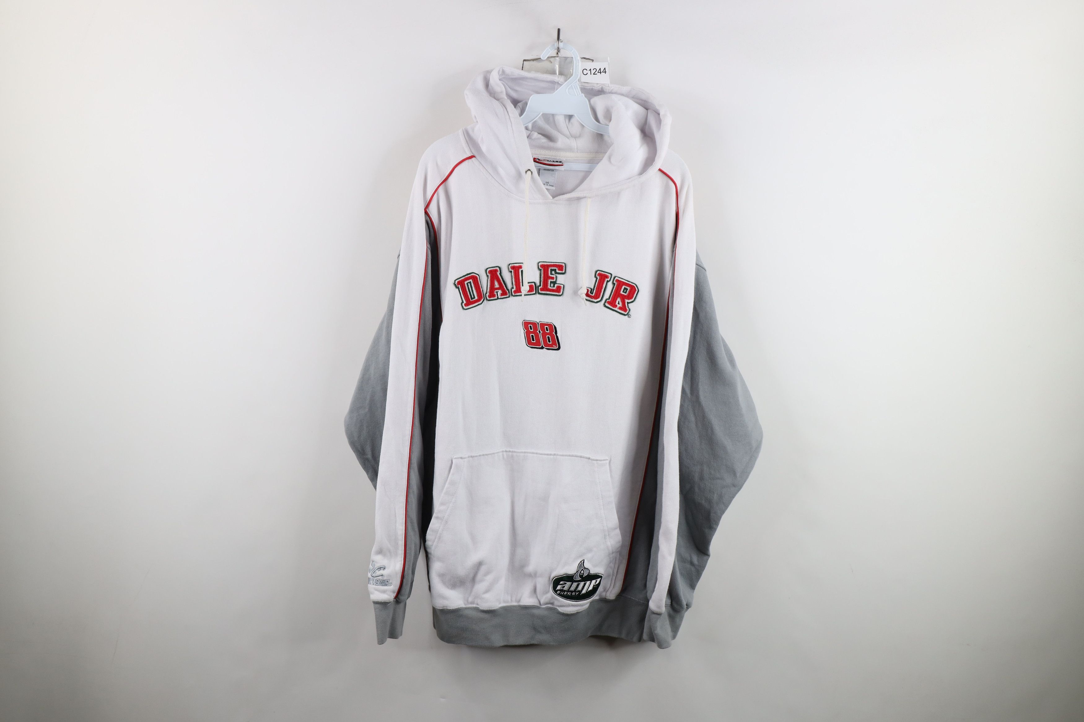 Vintage Vintage Y2K Nascar Earnhardt Jr Racing Hoodie Sweatshirt Size US L / EU 52-54 / 3 - 1 Thumbnail