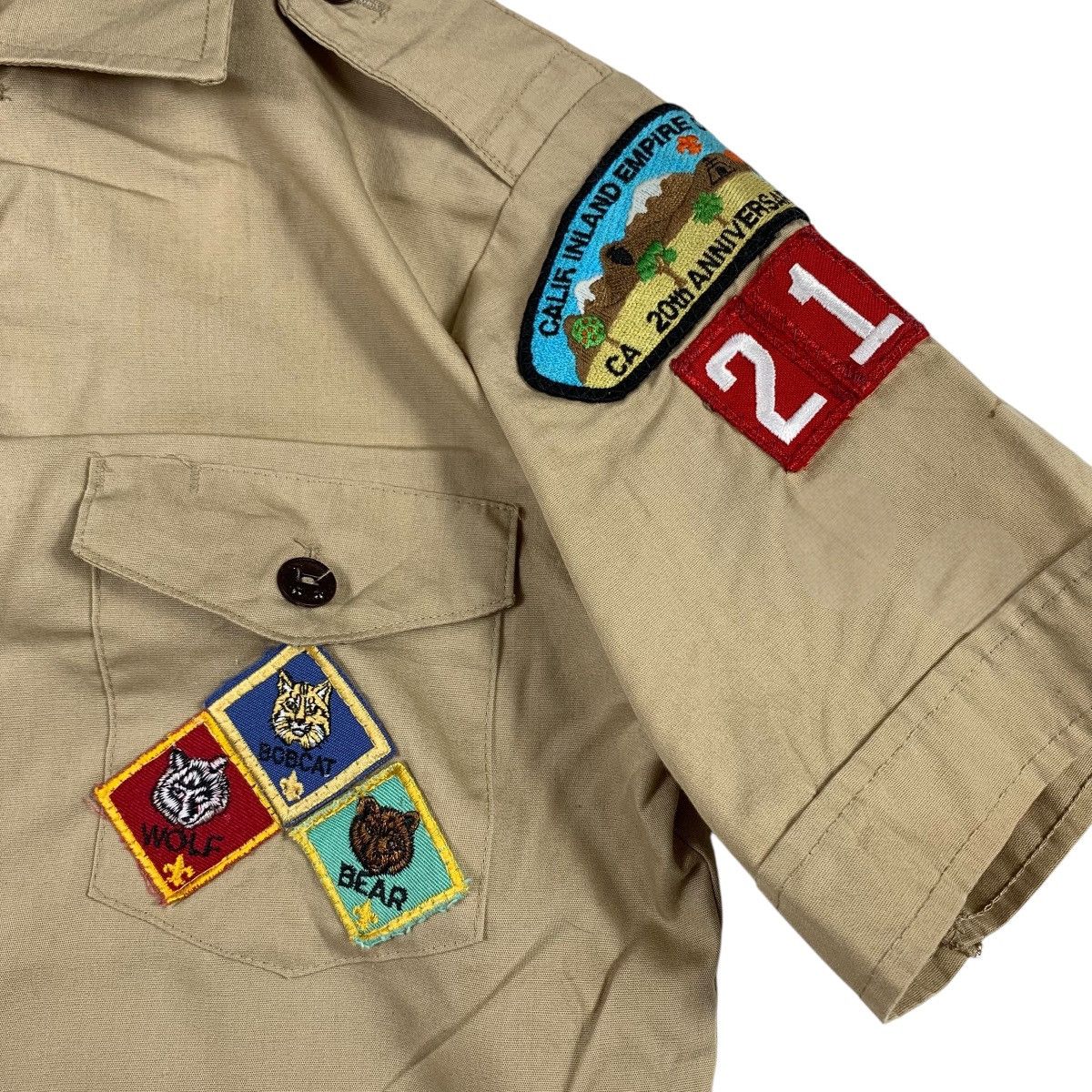 Vintage Vintage 90s BOY SCOUT Of AMERICAN Embroidered Badge Uniform Size US S / EU 44-46 / 1 - 5 Thumbnail