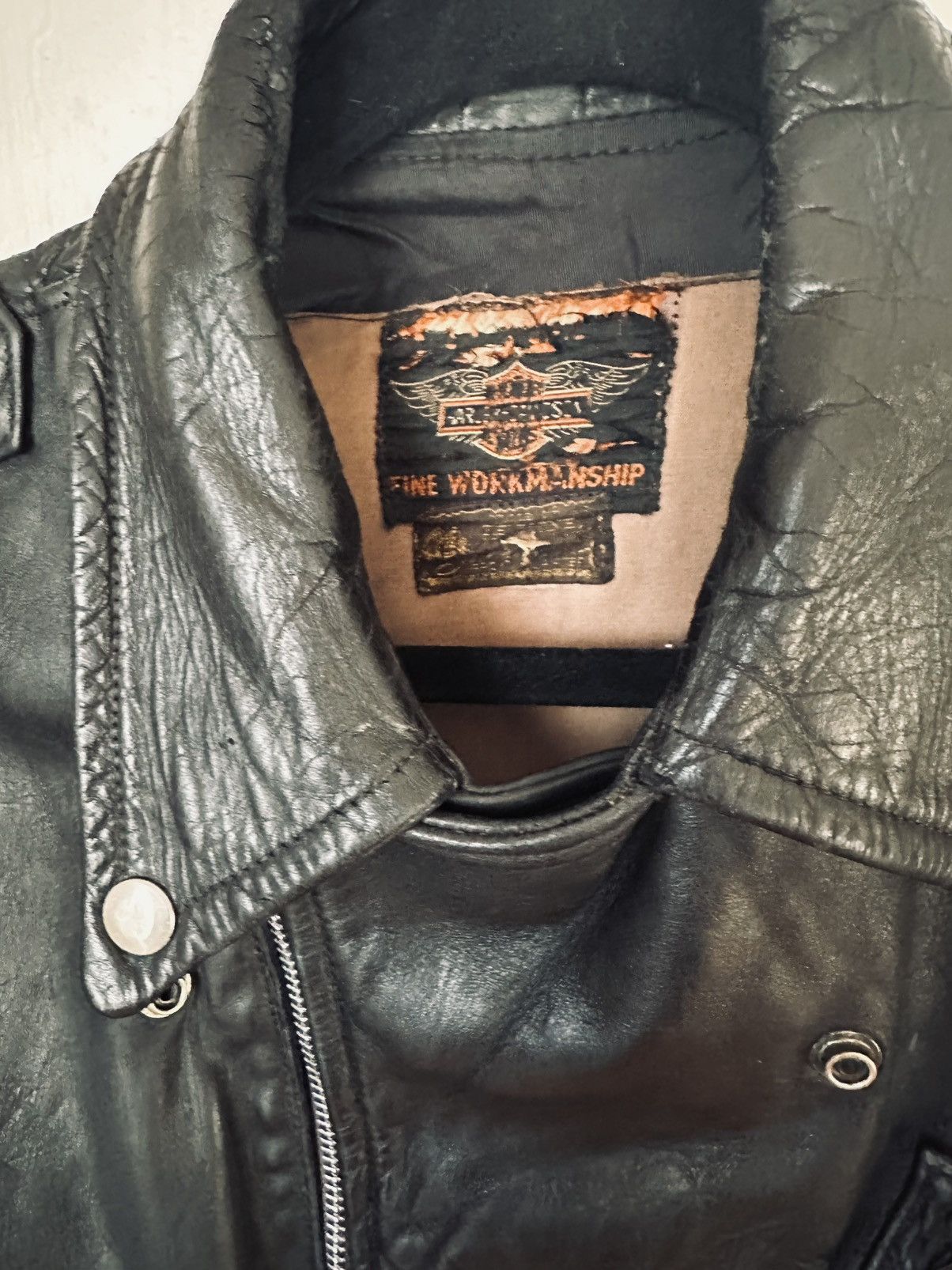 Harley Davidson Harley Davidson 40s Cycle Champ Leather Jacket Size US M / EU 48-50 / 2 - 7 Thumbnail