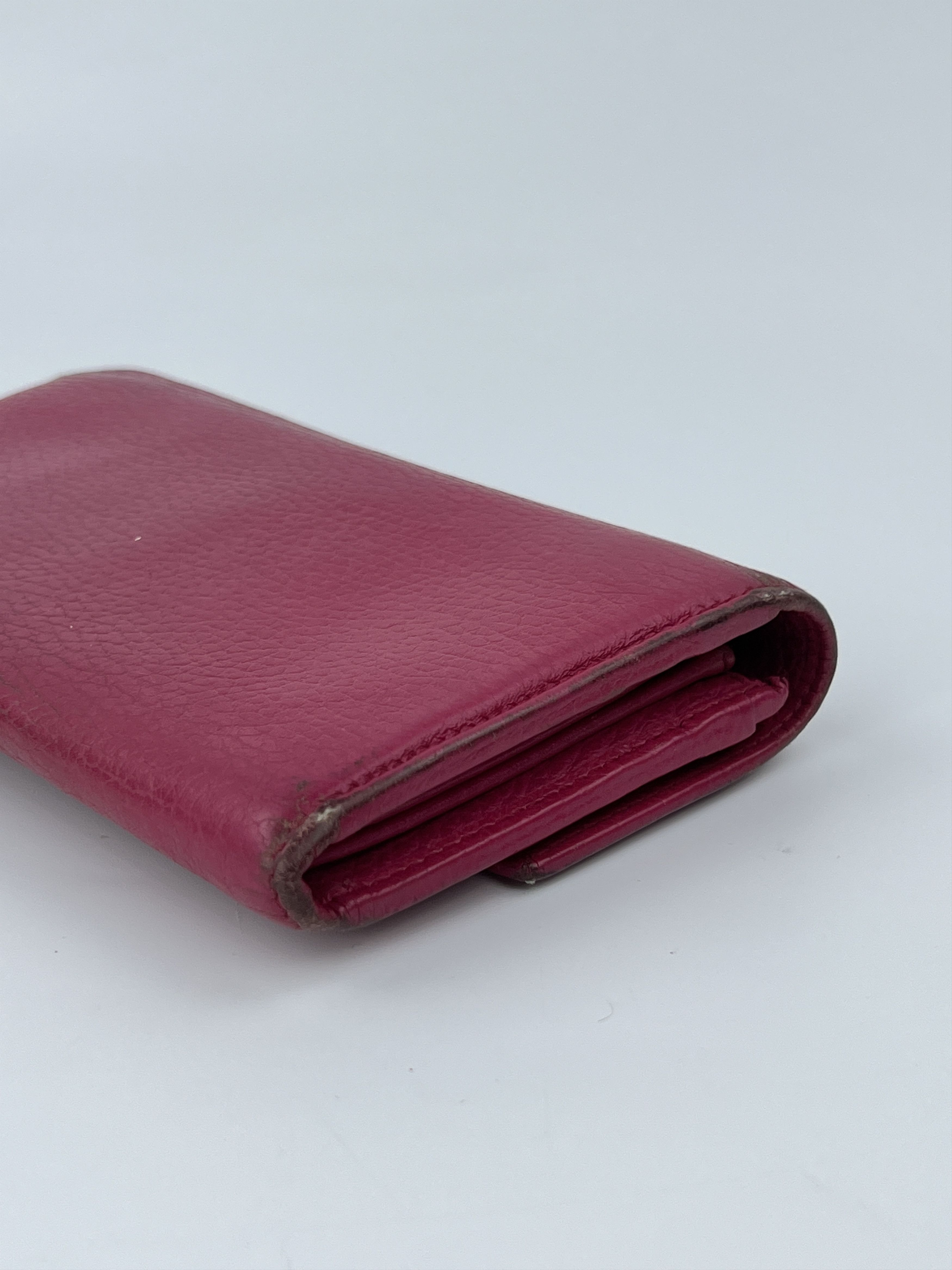 Gucci Gucci Dollar Calfskin Pink Leather Wallet Size ONE SIZE - 8 Thumbnail