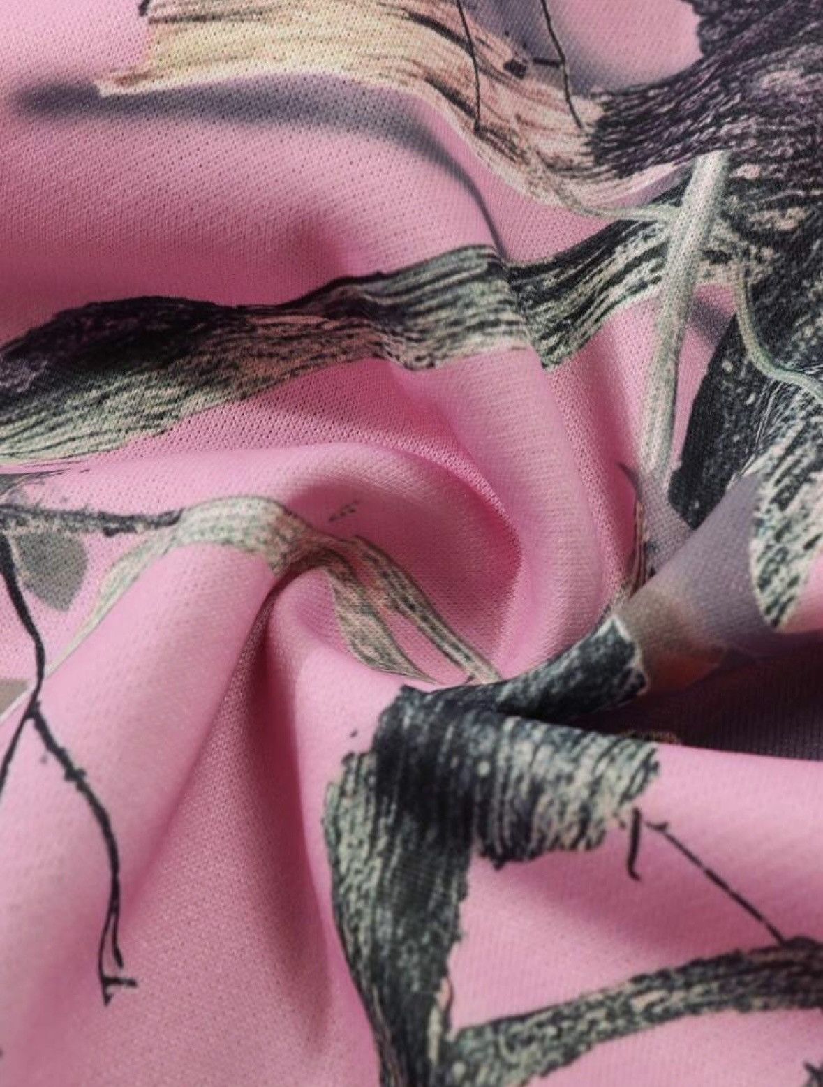 Other Pink forest camouflage oversize hooded zip-up sweatshirt Size US M / EU 48-50 / 2 - 6 Thumbnail