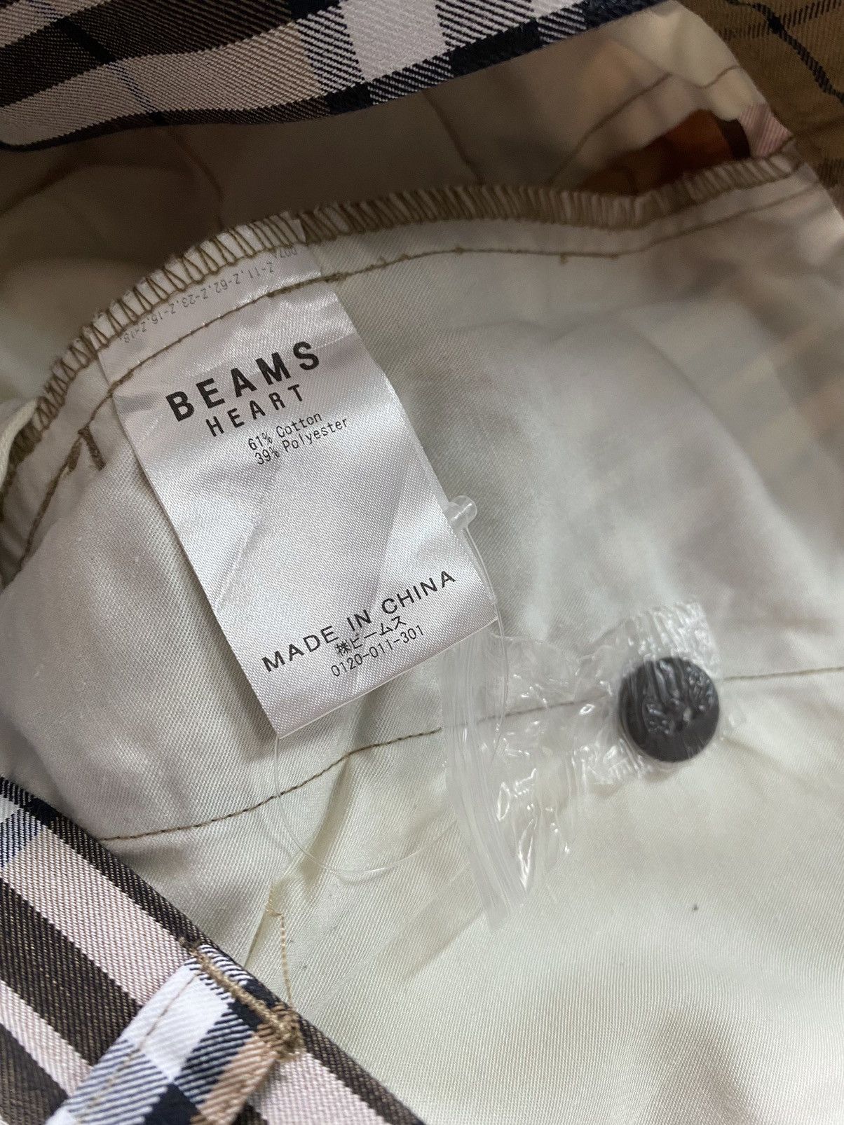 Beams Plus × Japanese Brand Japanes Beams Heart Plaid Size US 31 - 8 Thumbnail