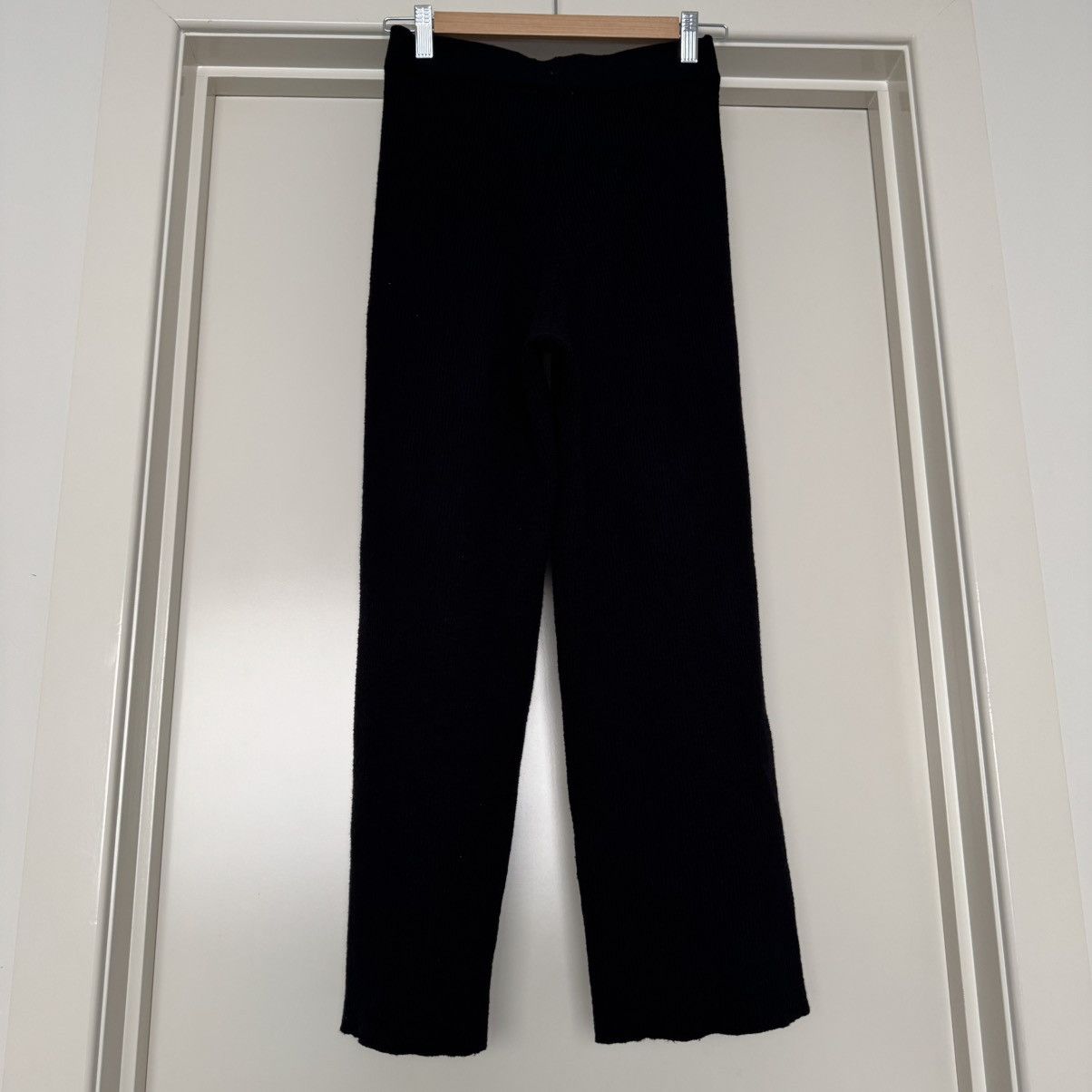 Other Seed Ribbed Cotton Nylon Knit Cropped Pants Size 27" / US 4 / IT 40 - 8 Thumbnail