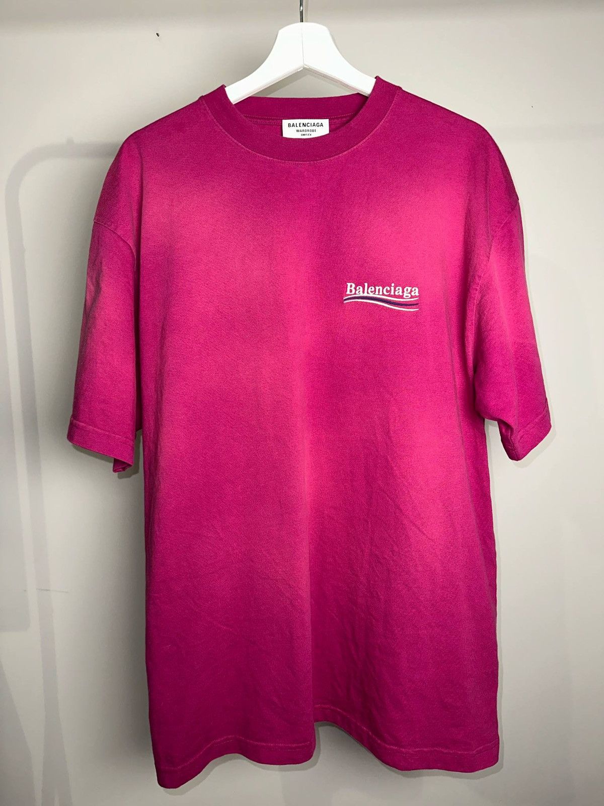 Balenciaga Balenciaga campaign pink tee Size US XS / EU 42 / 0 - 1 Thumbnail