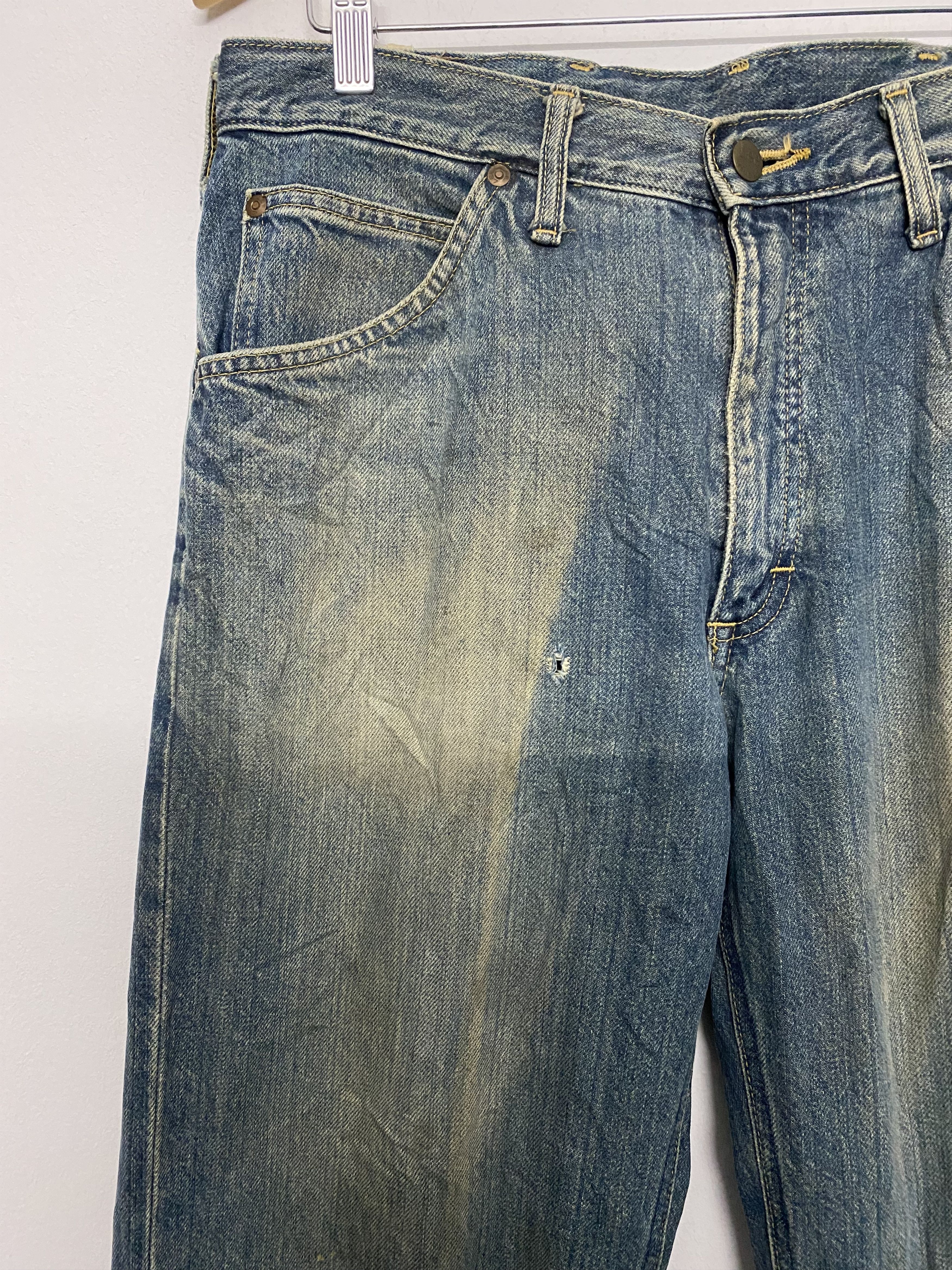 Lee Retro 90s Lee Dark Wash Faded Denim Workwear Jeans 34 Size US 34 / EU 50 - 9 Thumbnail
