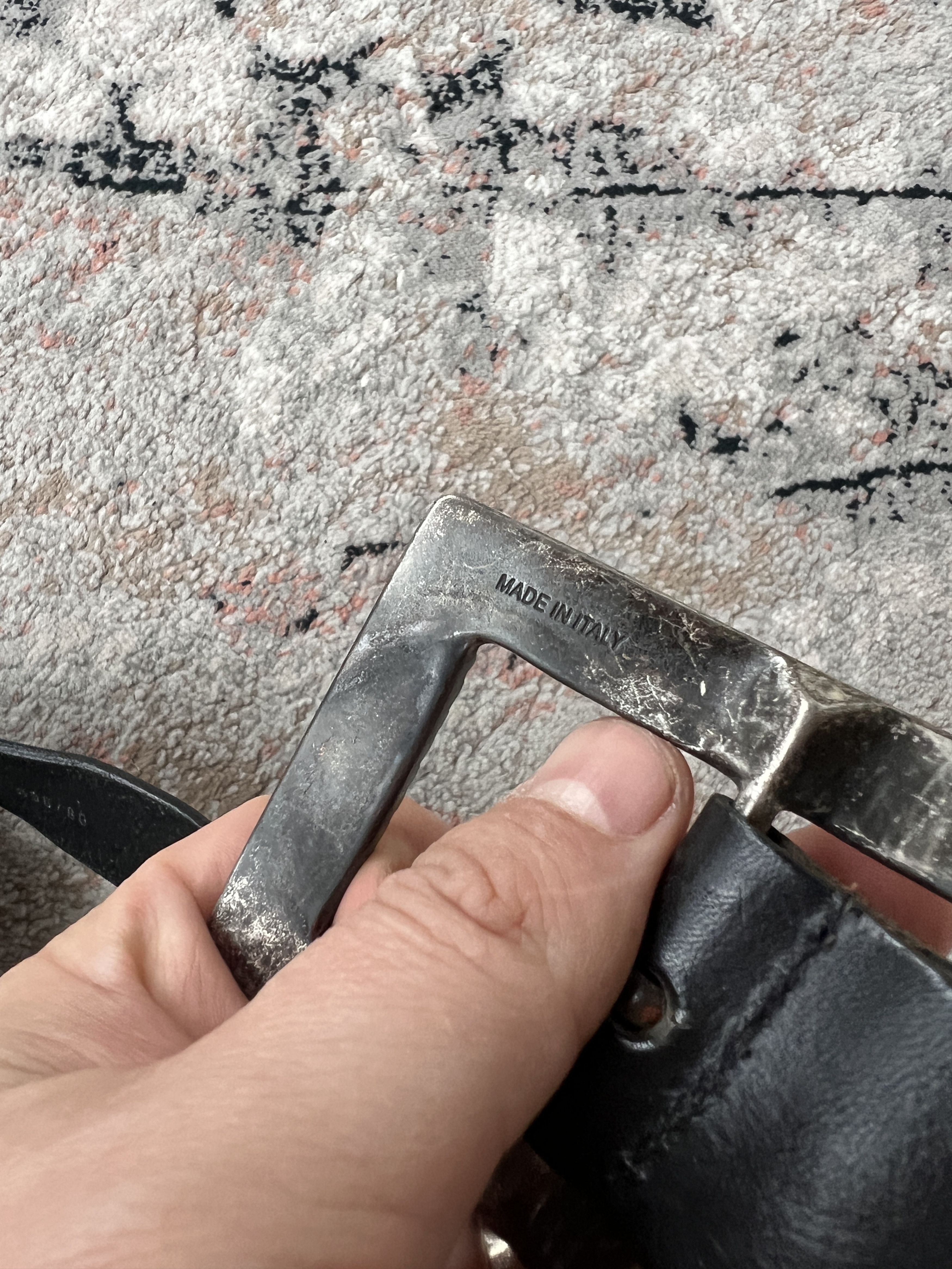 Vintage Vittozzi Leather Belt Size ONE SIZE - 4 Thumbnail