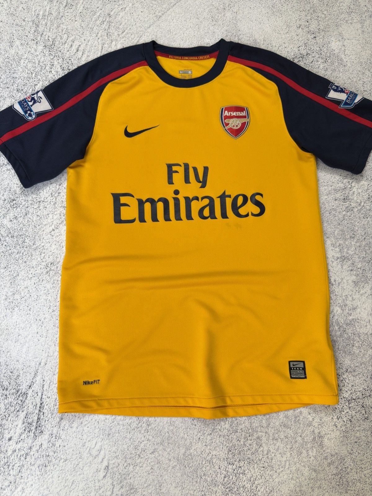 Nike Nike Arsenal 2008/09 #4 Fabregas Away Football Shirt Jersey Size US S / EU 44-46 / 1 - 9 Thumbnail