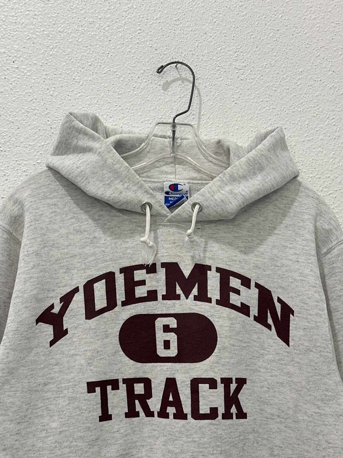 Champion Vintage 90s Champion Athlete Hoodie Made in USA Size Medium Size US M / EU 48-50 / 2 - 1 Thumbnail