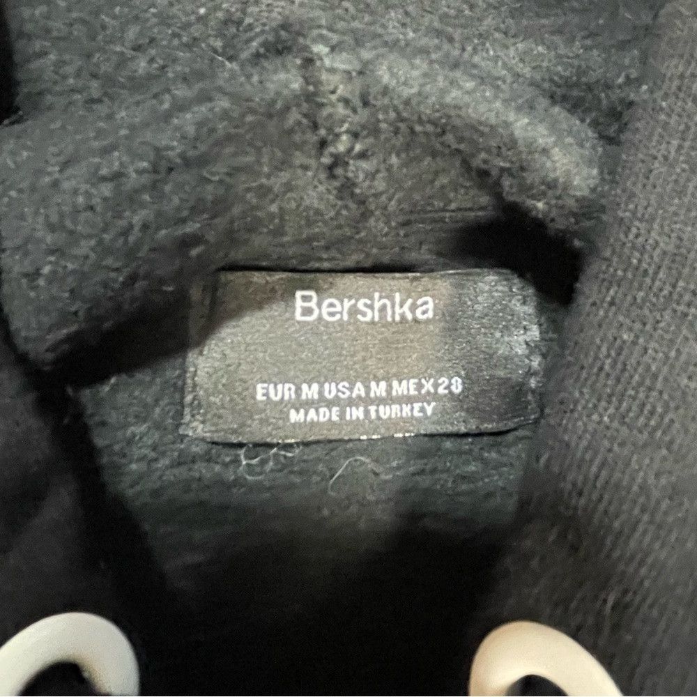 Bershka Bershka Cropped Black Hoodie Size M Size M / US 6-8 / IT 42-44 - 8 Thumbnail