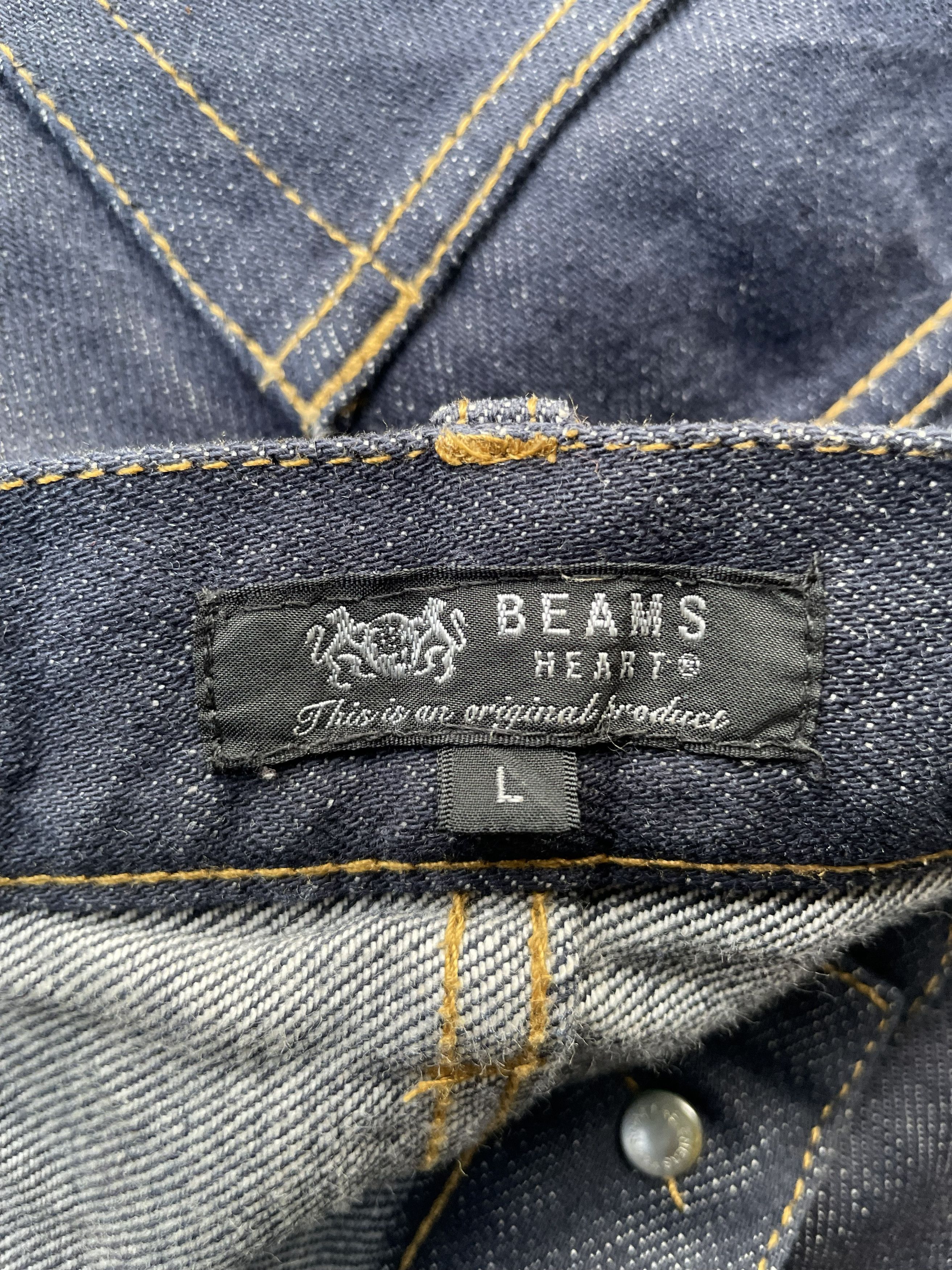 Beams Plus Japan Beams Heart Indigo Denim Size US 36 / EU 52 - 9 Thumbnail