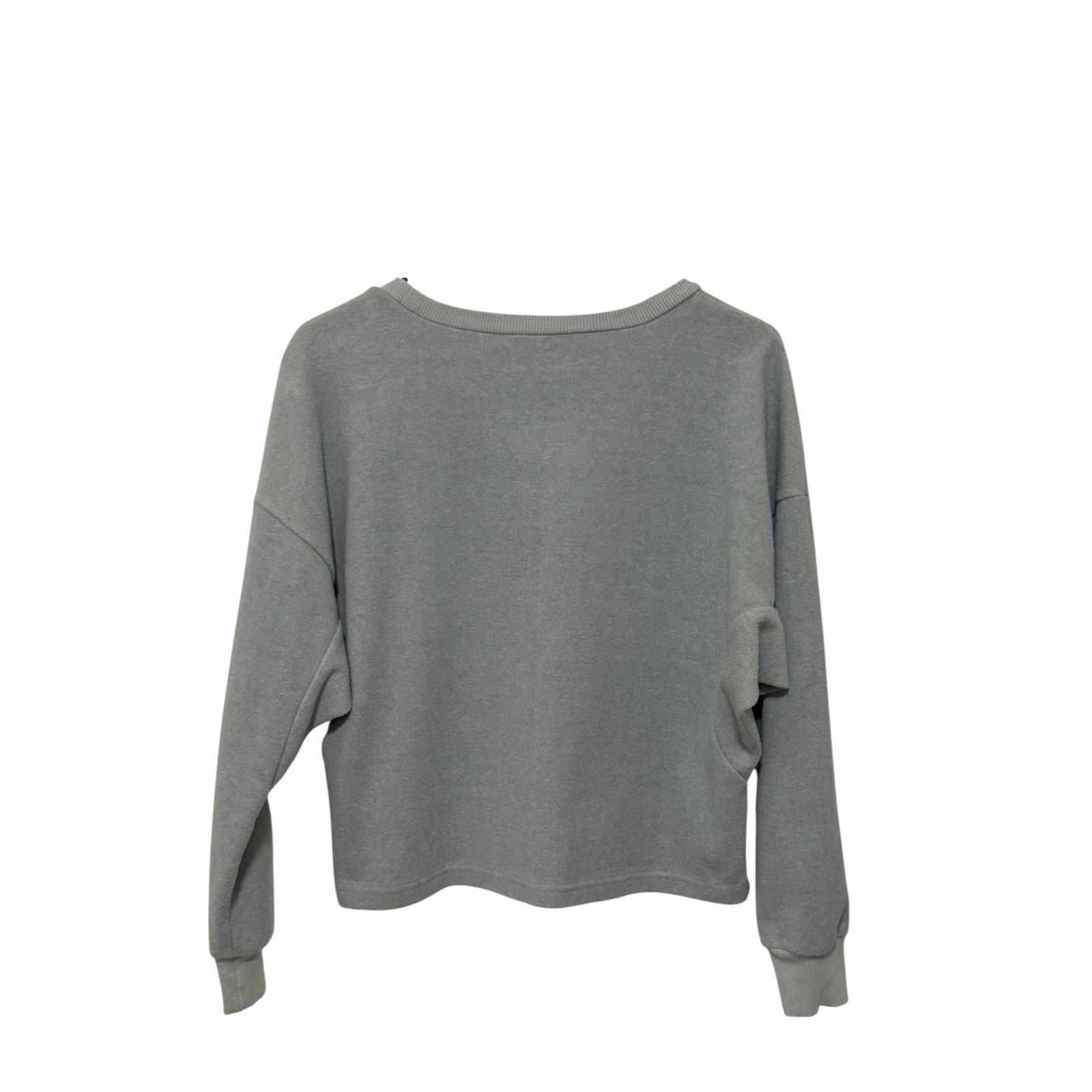 Other Very J Solid Blue Long Sleeve Round Neck Thick Sweater Size S / US 4 / IT 40 - 4 Thumbnail
